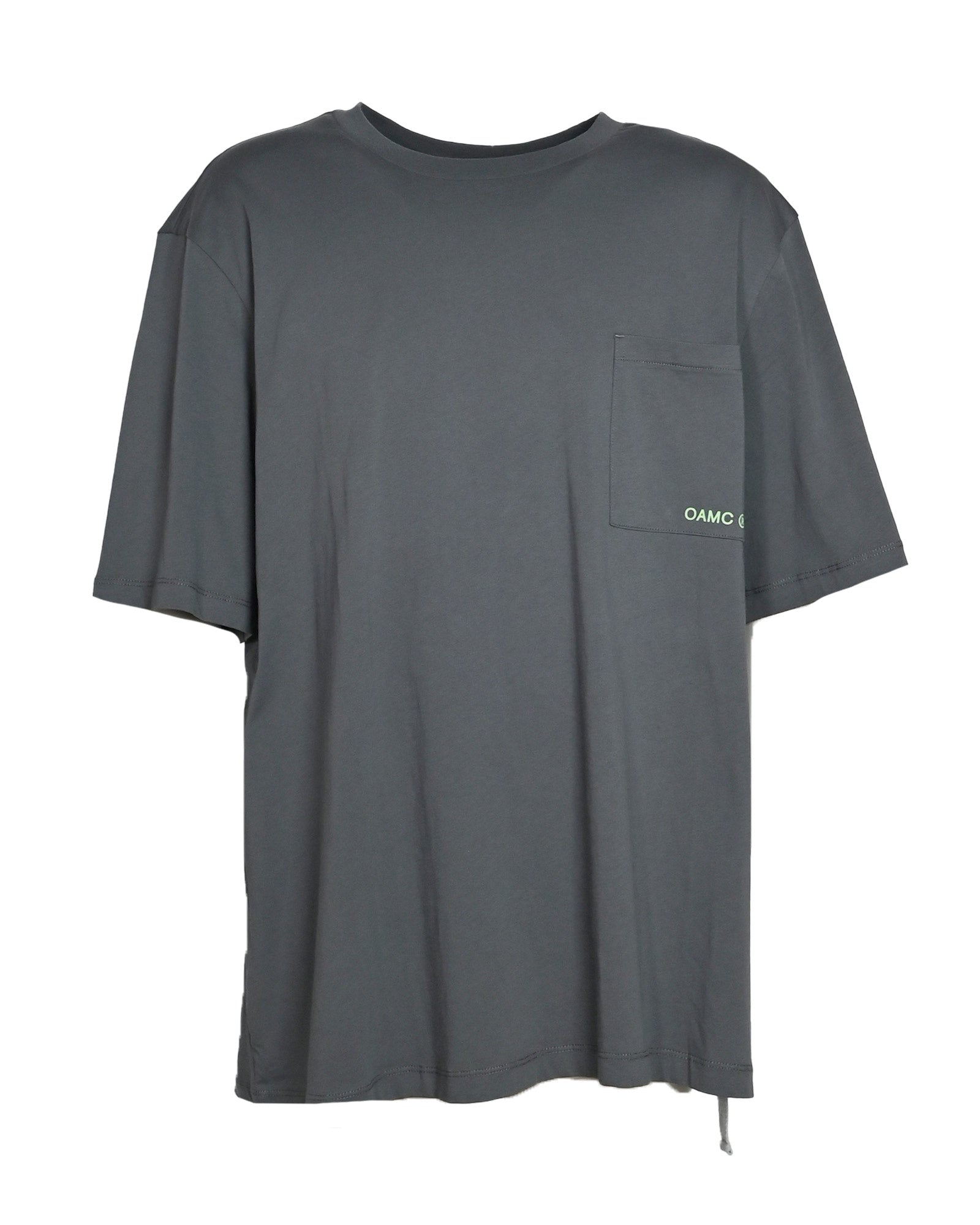 PEACEMAKER OAMC・オーエーエムシー -  POCKET TEE STENCIL PRINT / GRAY
