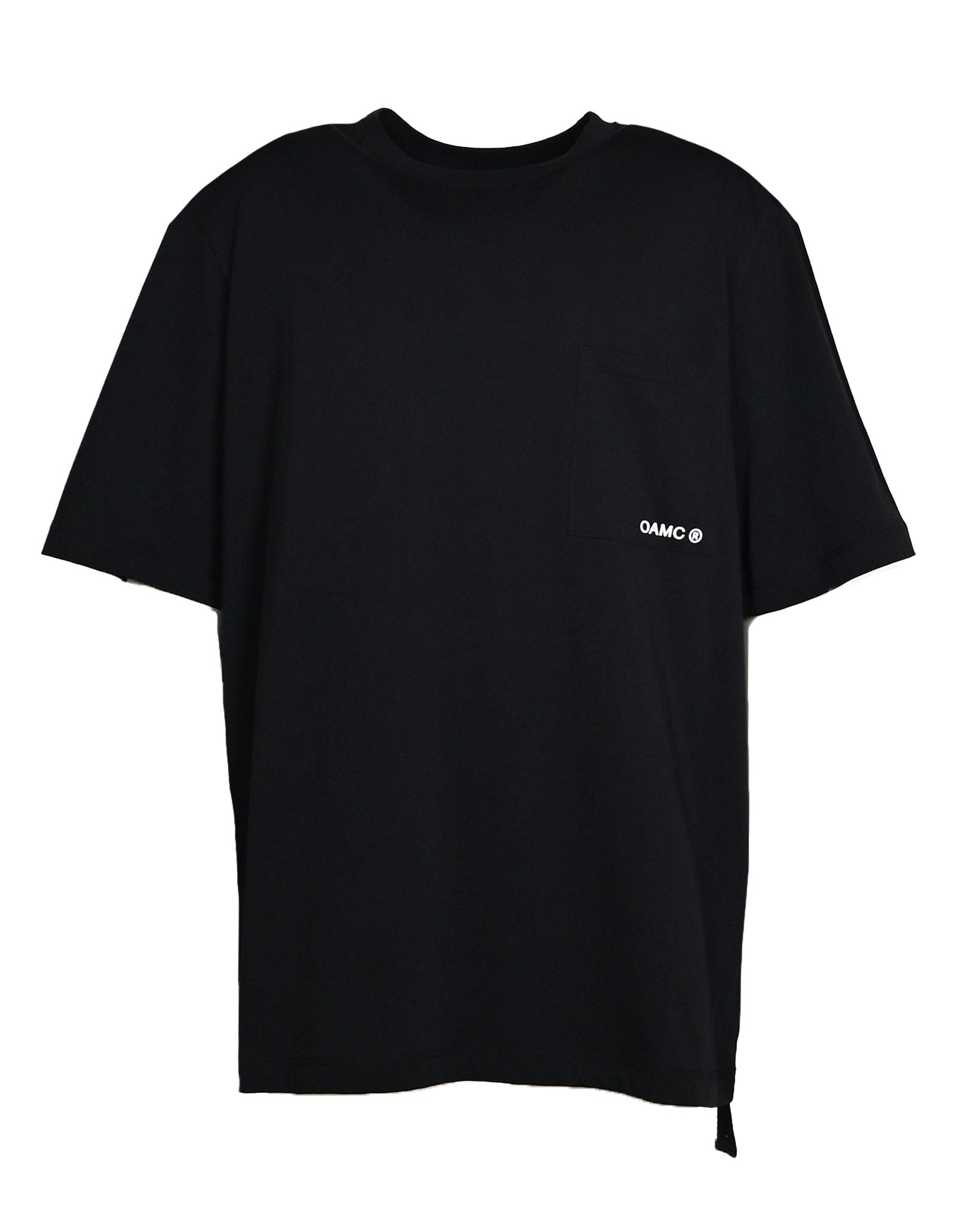 PEACEMAKER OAMC・オーエーエムシー -  POCKET TEE STENCIL PRINT / BLACK
