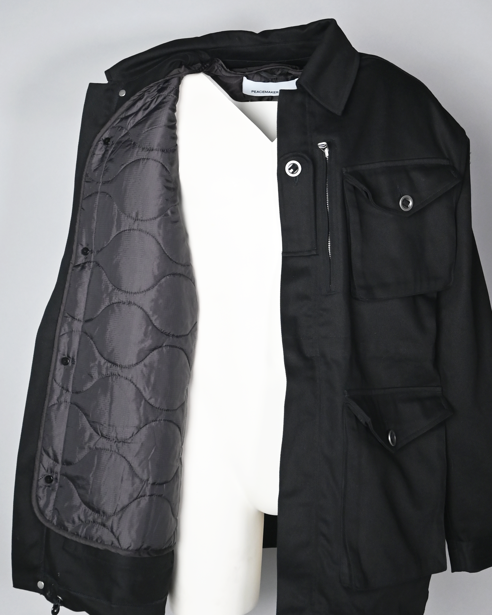 PEACEMAKER OAMC・OMC -  MILITARY NEW PARKA / BLACK