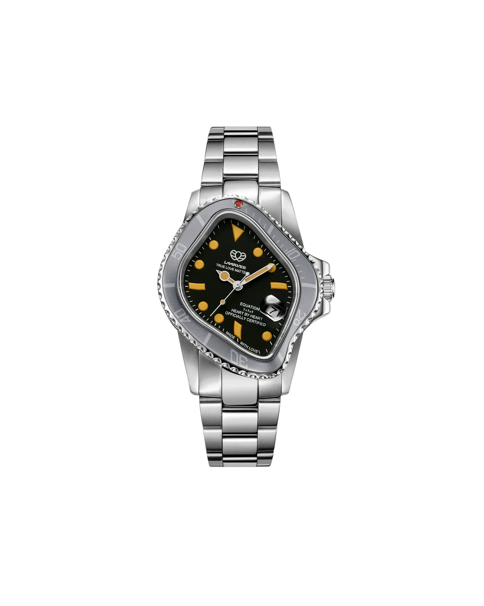 LAARVEE WATCH / PEA001 / BLACK × SILVER