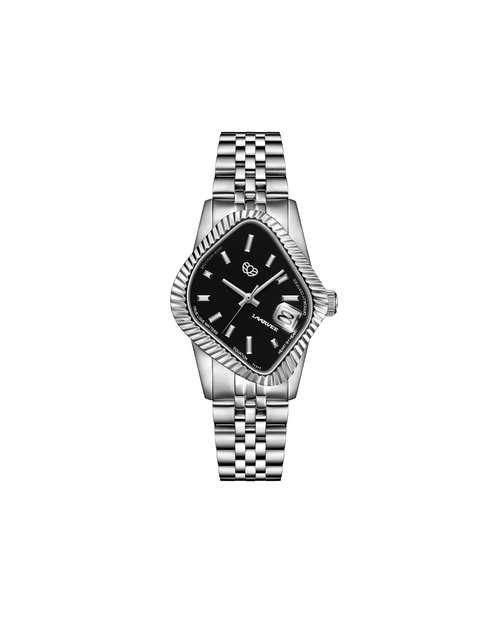 LAARVEE WATCH / PEA003 / BLACK×SILVER