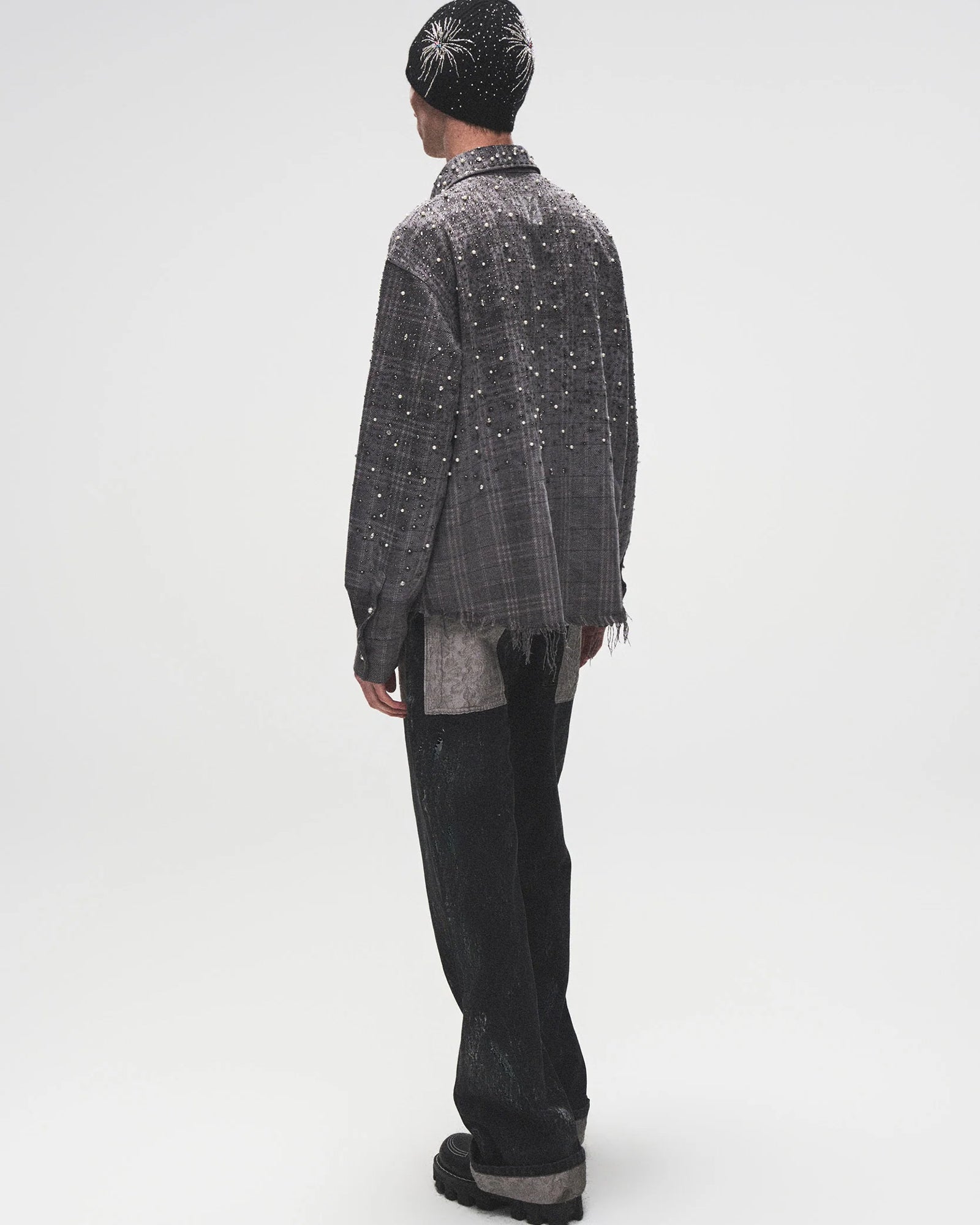 BIRTH OF ROYAL CHILD・バース・オブ・ロイヤル・チャイルド - シャツ PEARL AND DIAMOND SHIRT / BLACK