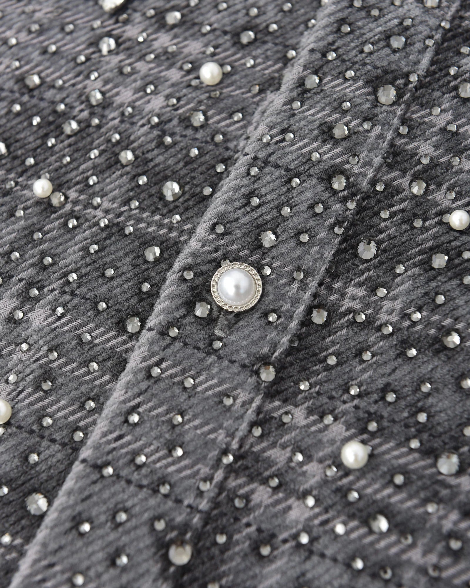 BIRTH OF ROYAL CHILD・バース・オブ・ロイヤル・チャイルド - シャツ PEARL AND DIAMOND SHIRT / BLACK