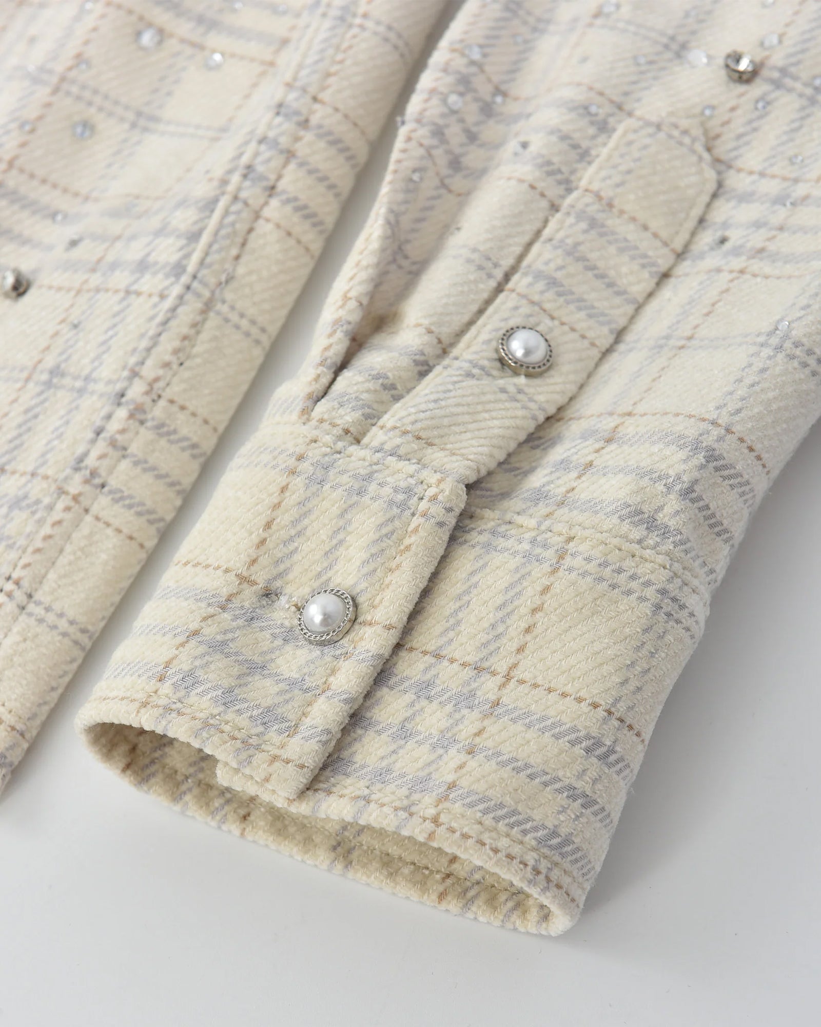 BIRTH OF ROYAL CHILD・バース・オブ・ロイヤル・チャイルド - シャツ PEARL AND DIAMOND SHIRT / WHITE