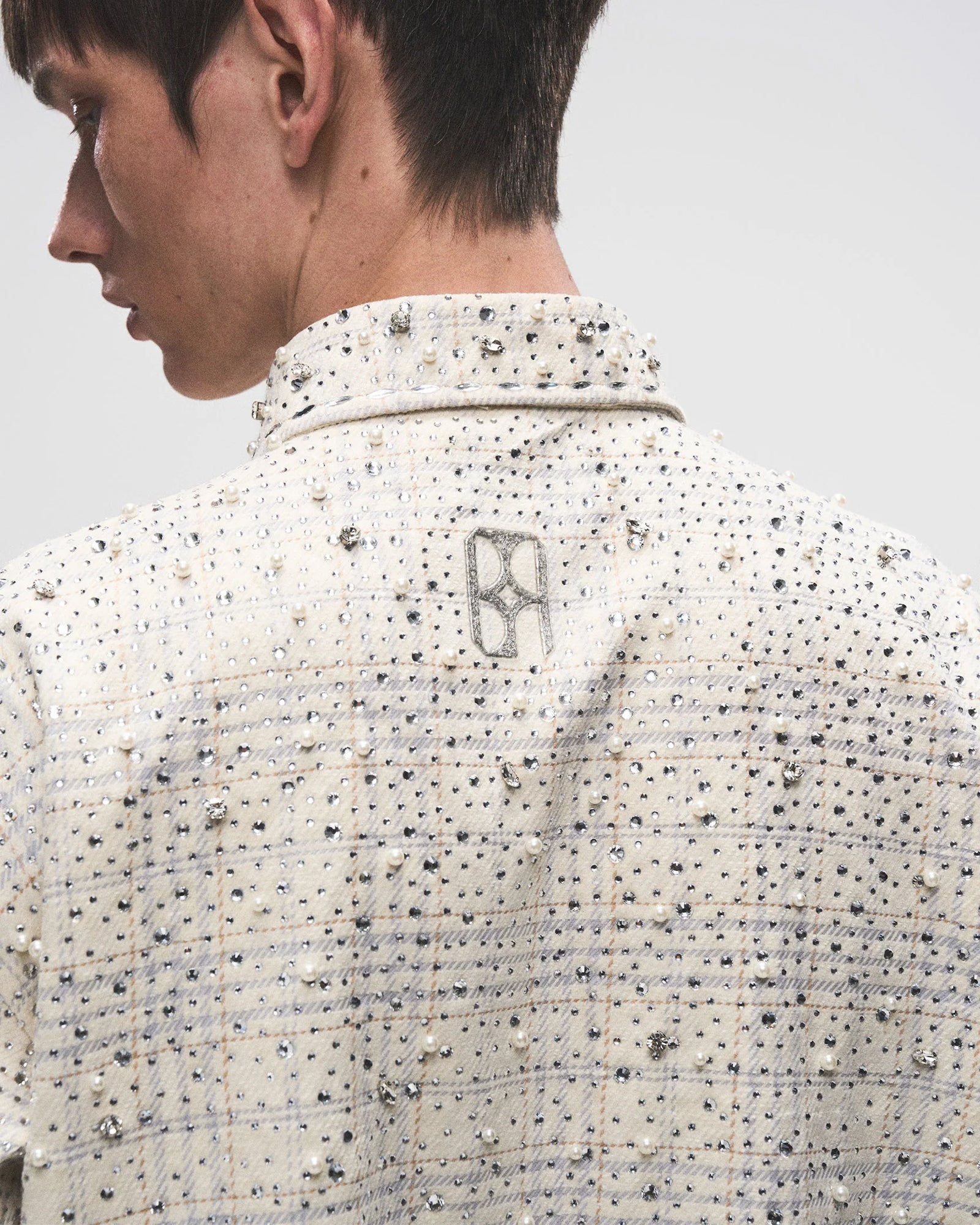 BIRTH OF ROYAL CHILD・バース・オブ・ロイヤル・チャイルド - シャツ PEARL AND DIAMOND SHIRT / WHITE