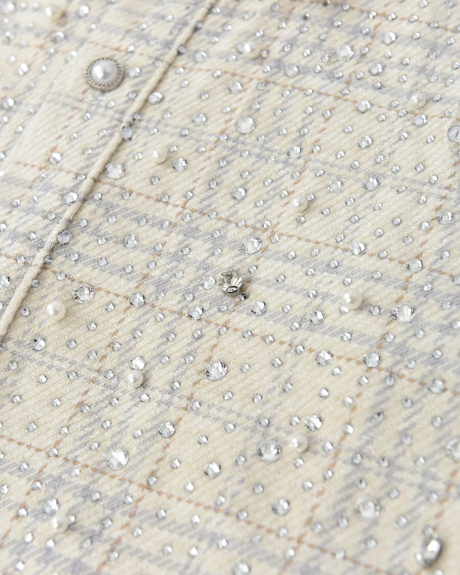 BIRTH OF ROYAL CHILD・バース・オブ・ロイヤル・チャイルド - シャツ PEARL AND DIAMOND SHIRT / WHITE