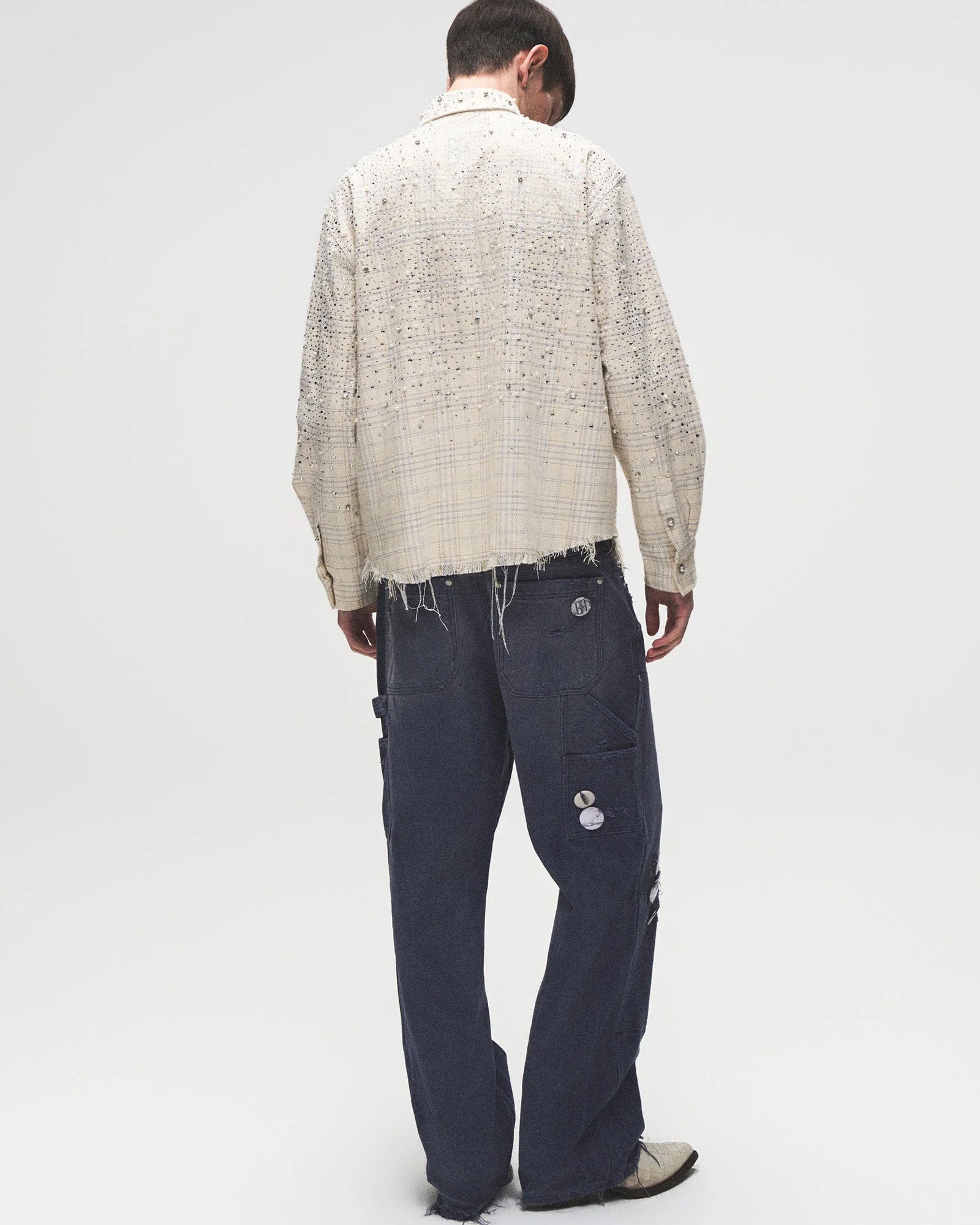 BIRTH OF ROYAL CHILD・バース・オブ・ロイヤル・チャイルド - シャツ PEARL AND DIAMOND SHIRT / WHITE