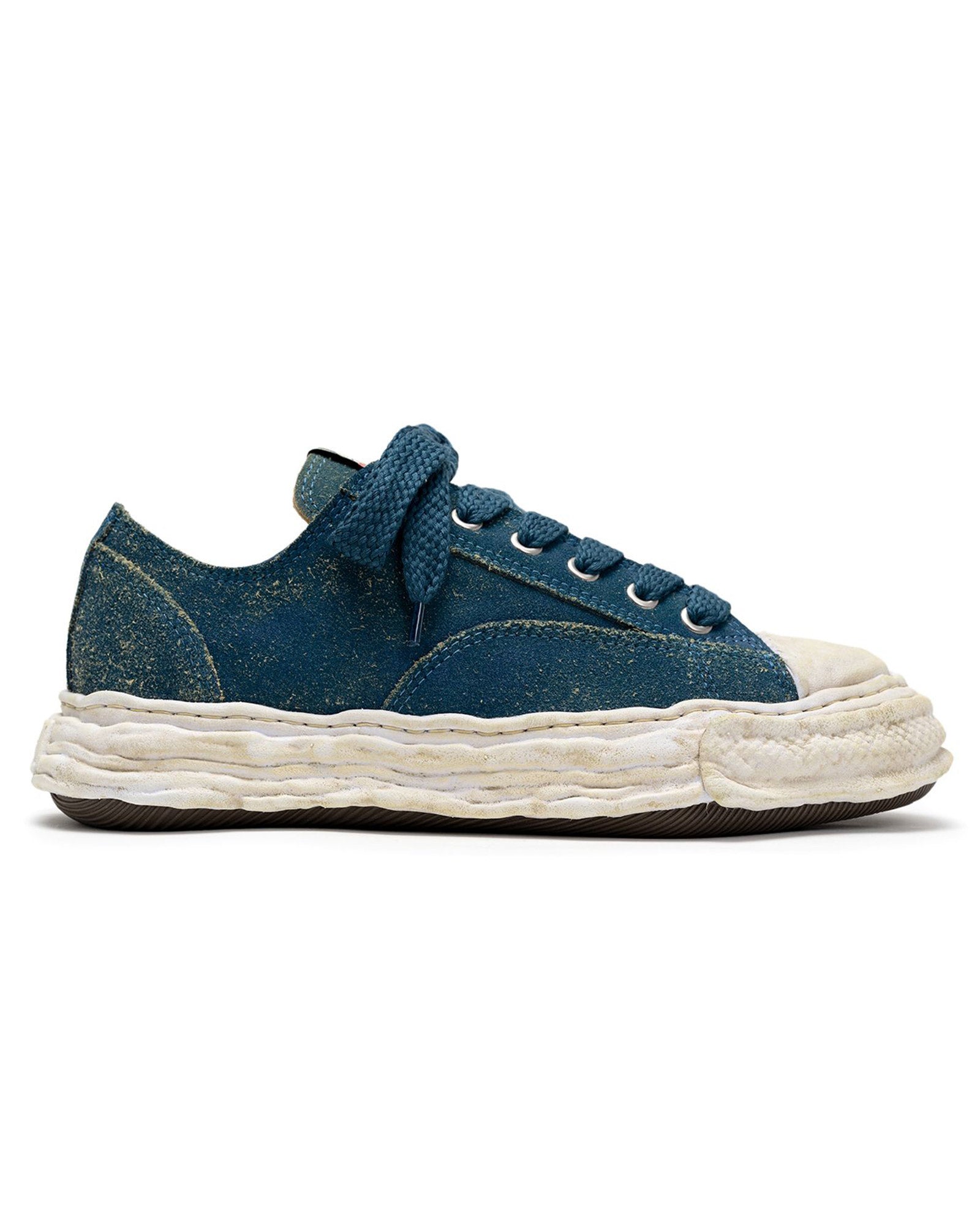 PETERSON 23 ORIGINAL SOLE VINTAGE SUEDE LOW-TOP SNEAKER / BLUE