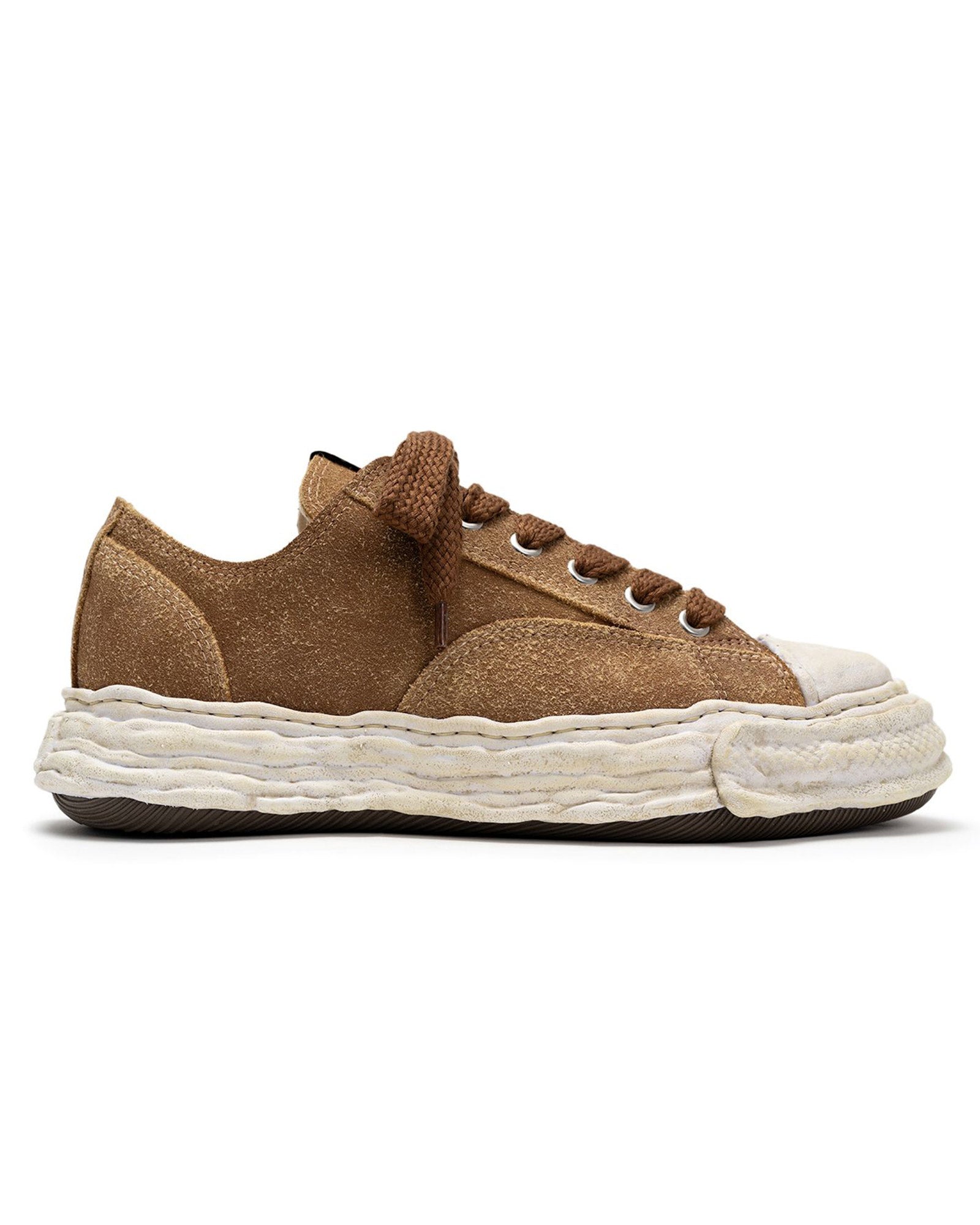 PETERSON 23 ORIGINAL SOLE VINTAGE SUEDE LOW-TOP SNEAKER / BROWN