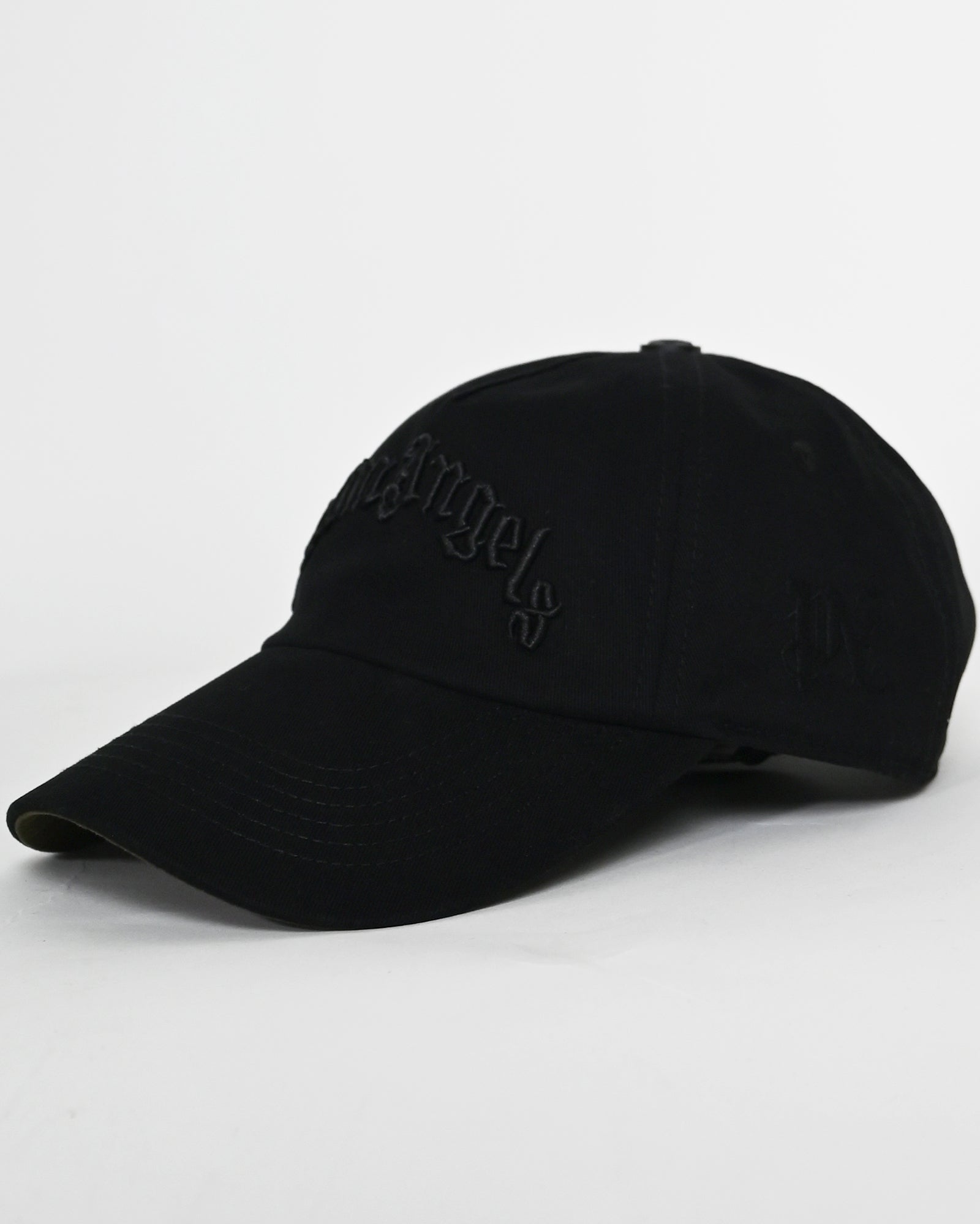 PALM ANGELS・palm angels -  CURVED LOGO TONAL CAP / BLACK