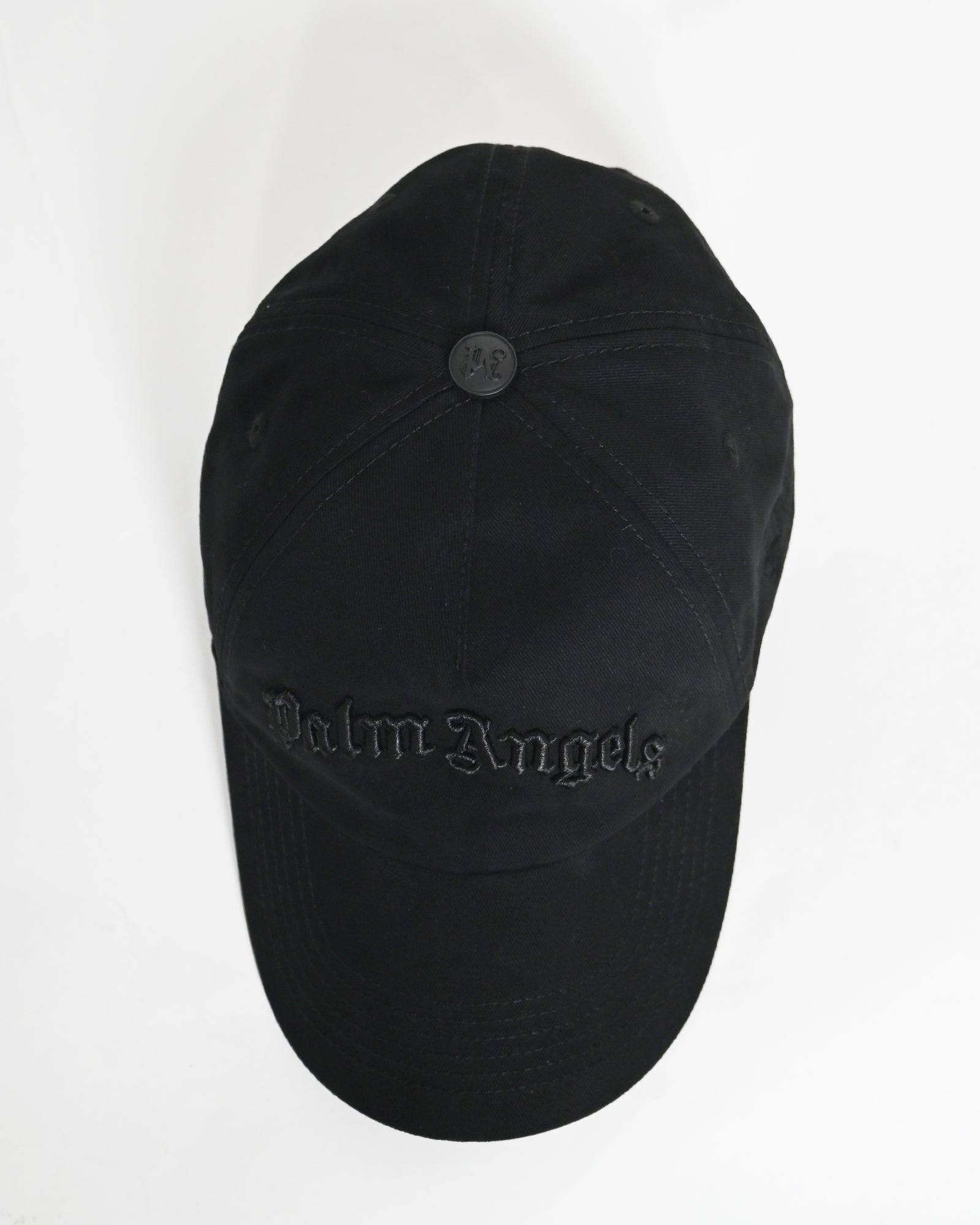 PALM ANGELS・palm angels -  CURVED LOGO TONAL CAP / BLACK