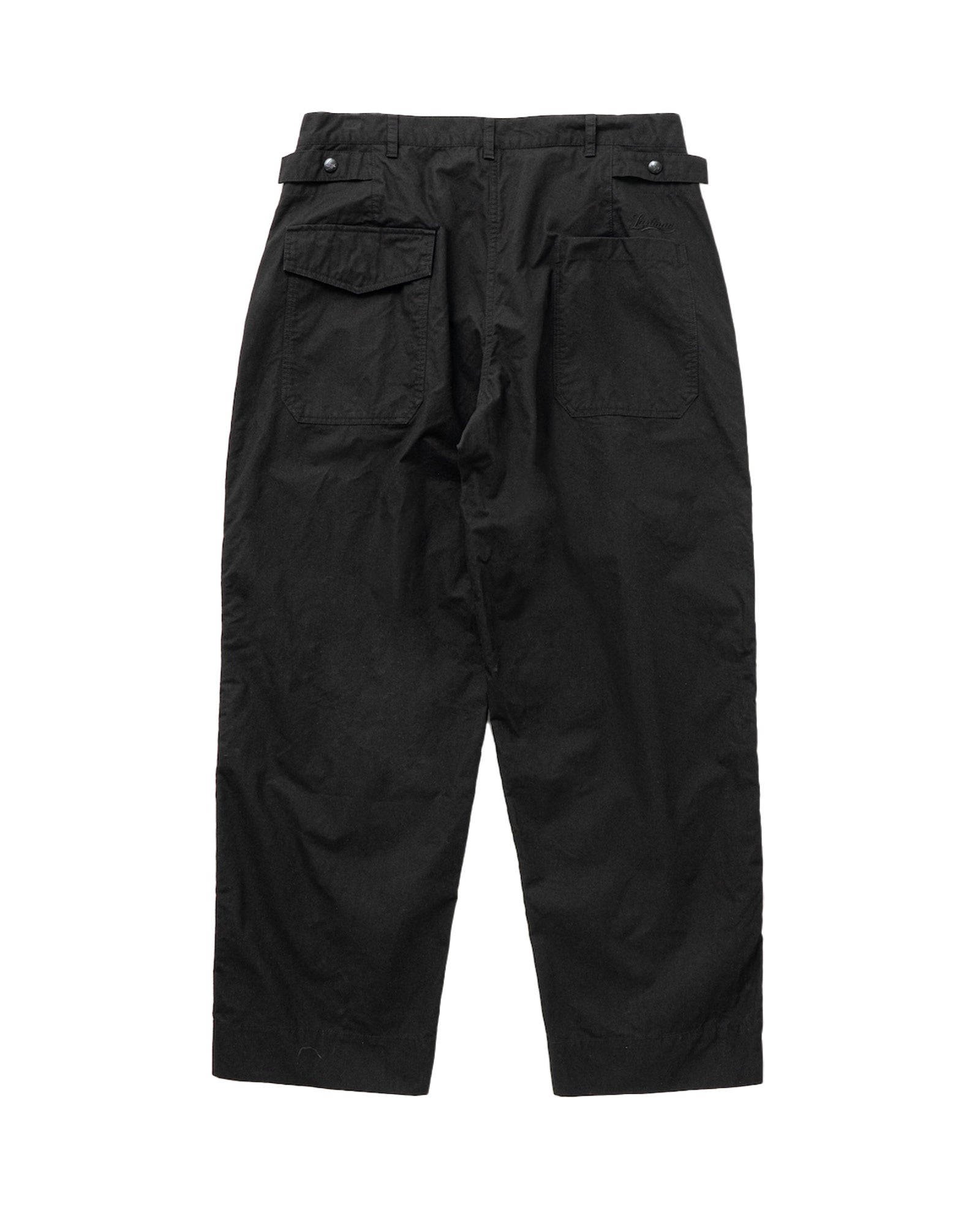 LASTMAN・ラストマン - カーゴパンツ POPLIN MECHANIC PANTS / BLACK
