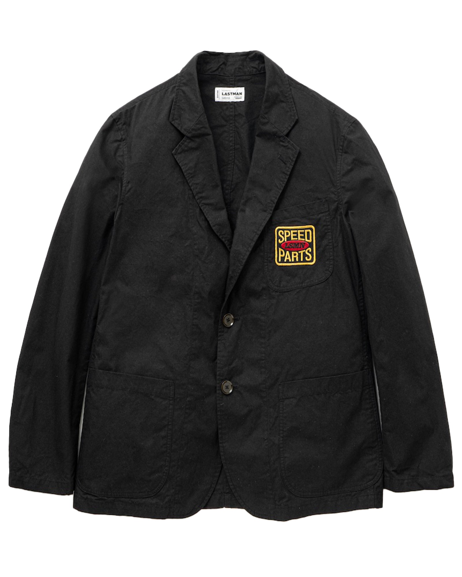 POPLIN TAILORED JACKET / BLACK