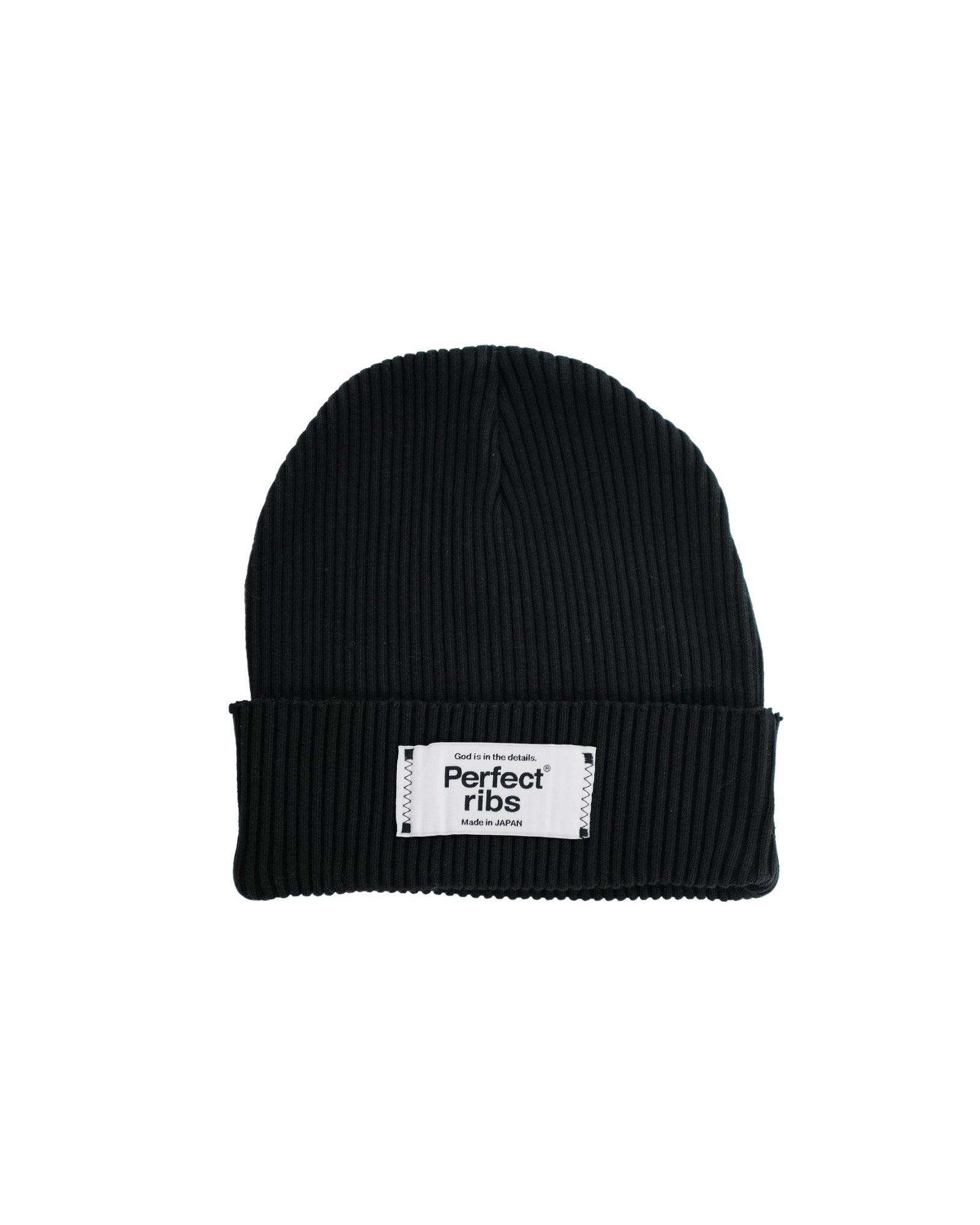 Perfectribs・パーフェクトリブズ - ニットキャップ・ビーニー RIB BEANIE CAP-1 / BLACK