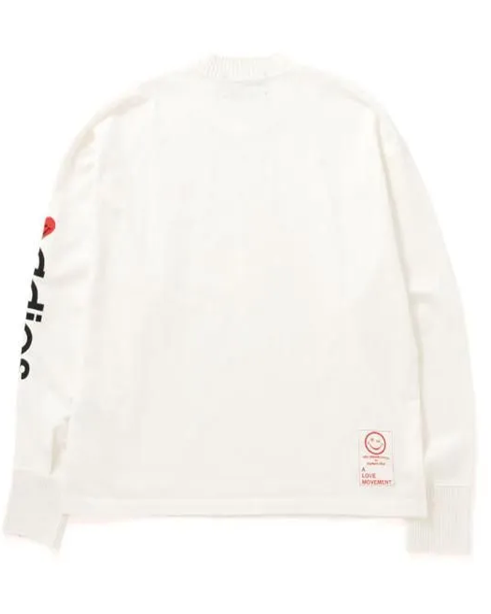 A LOVE MOVEMENT・ア・ラブ・ムーブメント - L/S Tシャツ Perfect ribs × A LOVE MOVEMENT LONG SLEEVE T SHIRTS / WHITE