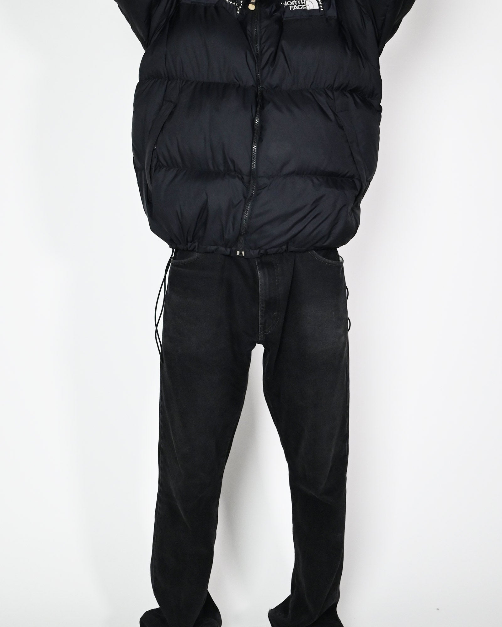 PROLETA RE ART・プロレタ リ アート - ダウンジャケット STUDS CUSTOMIZED VINTAGE DOWN JACKET(XXL) / MULTI