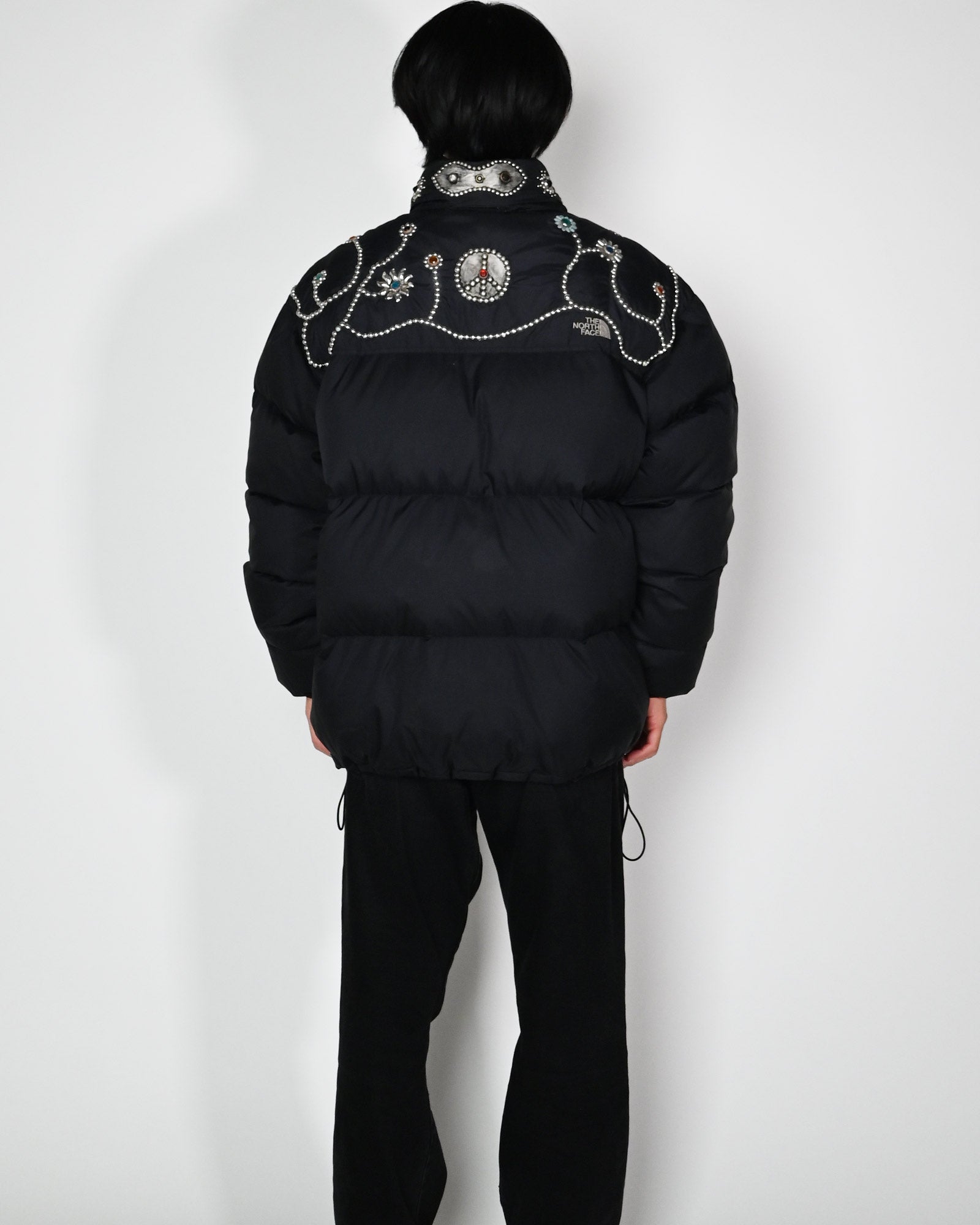 PROLETA RE ART・プロレタ リ アート - ダウンジャケット STUDS CUSTOMIZED VINTAGE DOWN JACKET(XXXL) / MULTI