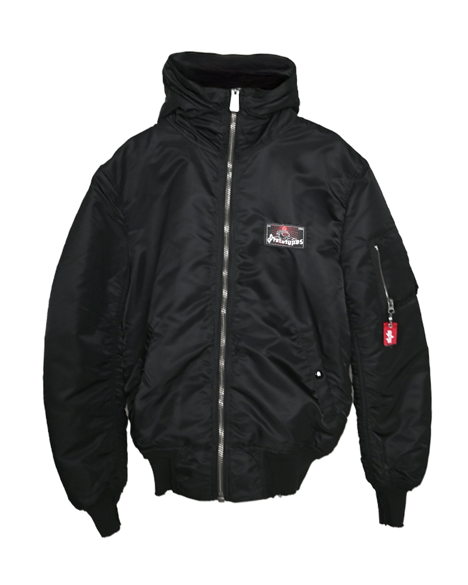 PROTOTYPES・プロトタイプス - ジャケット FIXED HOOD BOMBER / BLACK