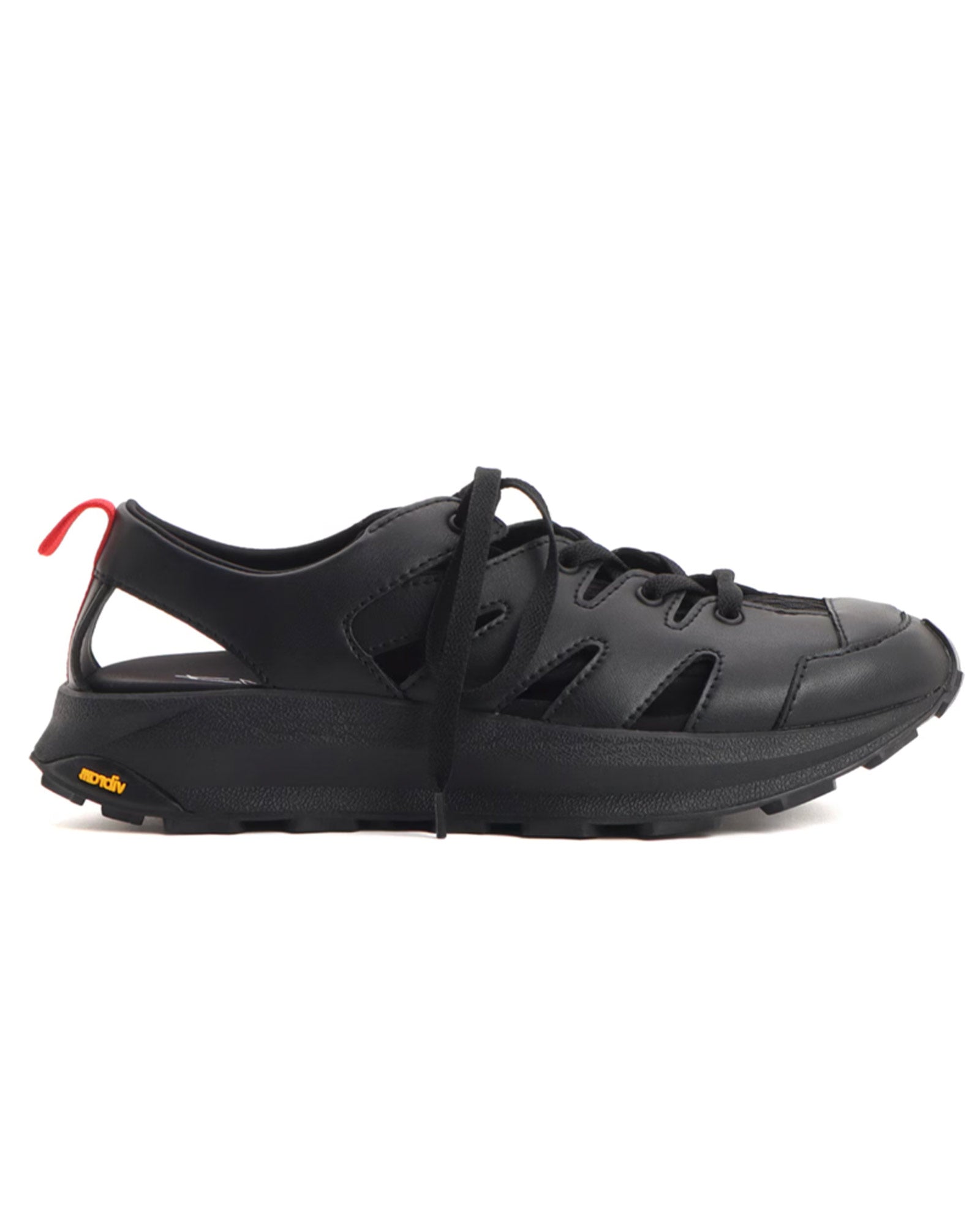 PU-MATL NY MESH CUT OUT SNEAKERS / BLACK
