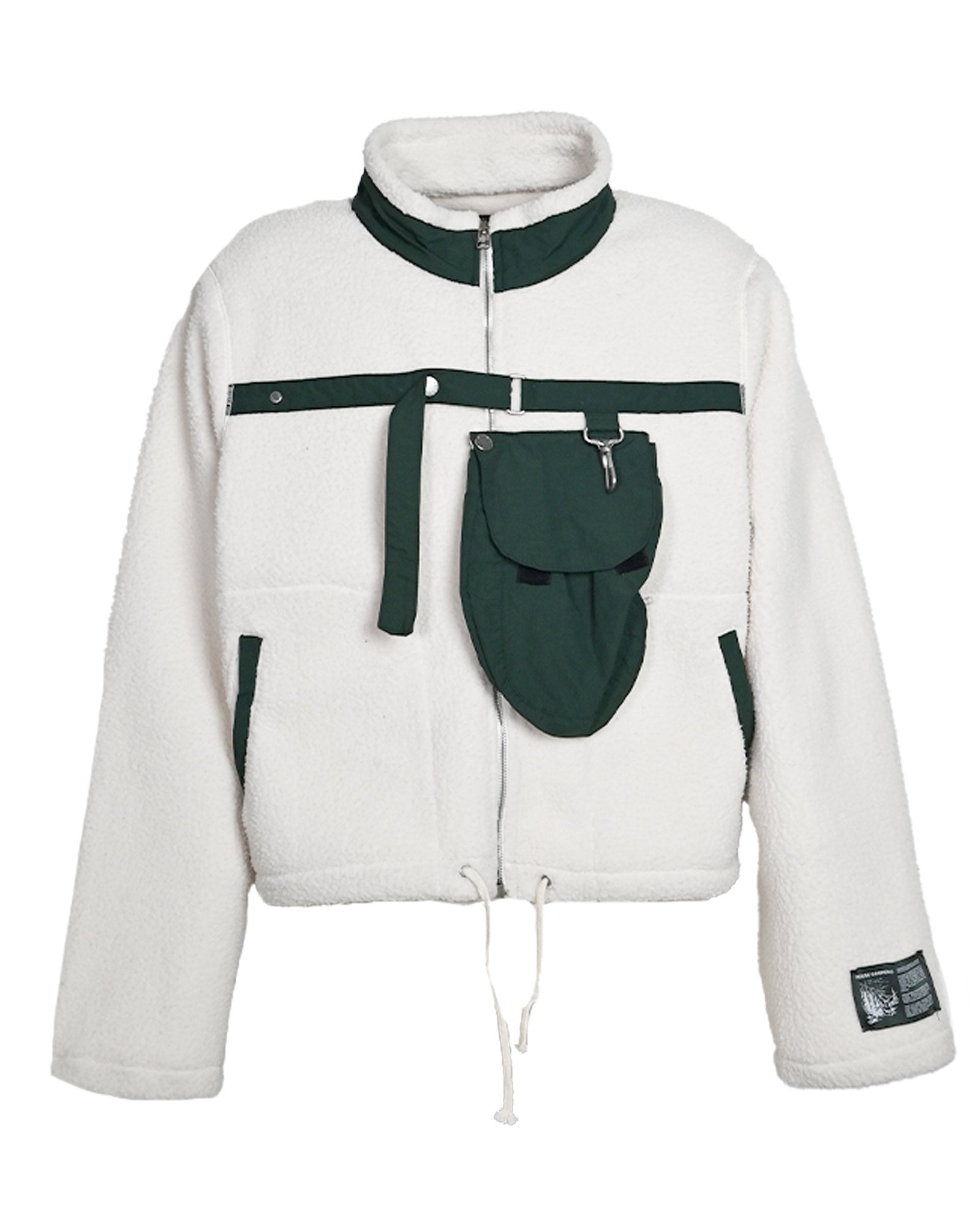CROPPED SHERPA FLEECE / CREM