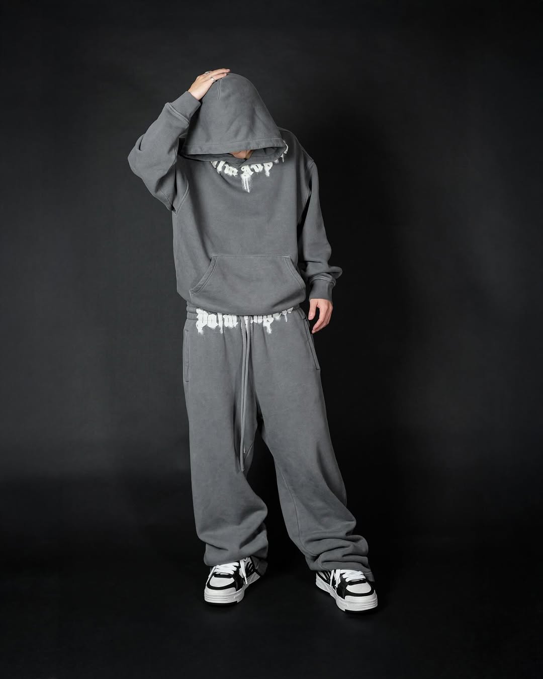 PALM ANGELS・パーム エンジェルス - ローカットスニーカー VENICE WORN OUT SNEAKERS /  WHITE SAGE