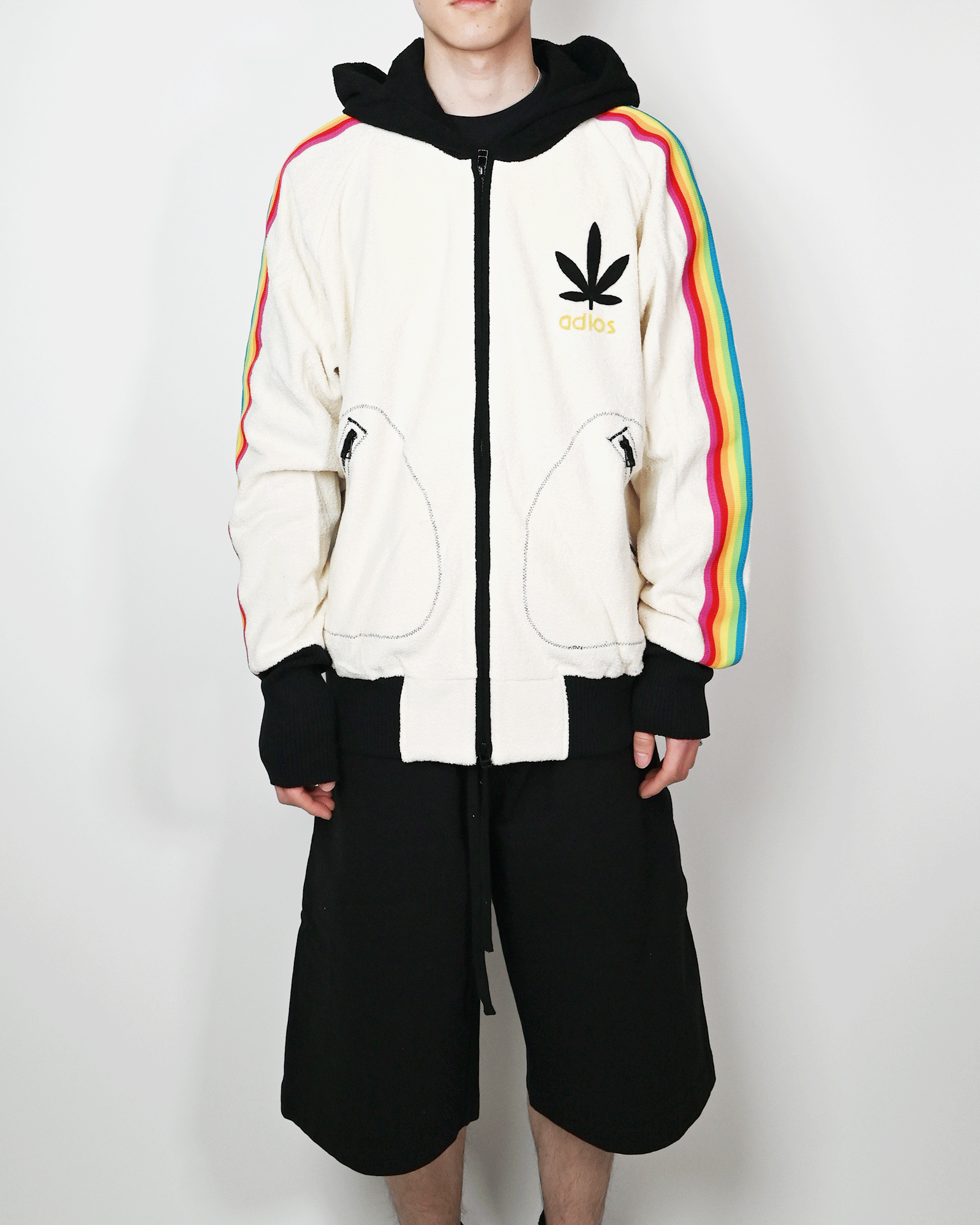 Perfectribs × IMABARI PILC ZIP HOODIE/BEVERLY HILLS (L) / BLACK