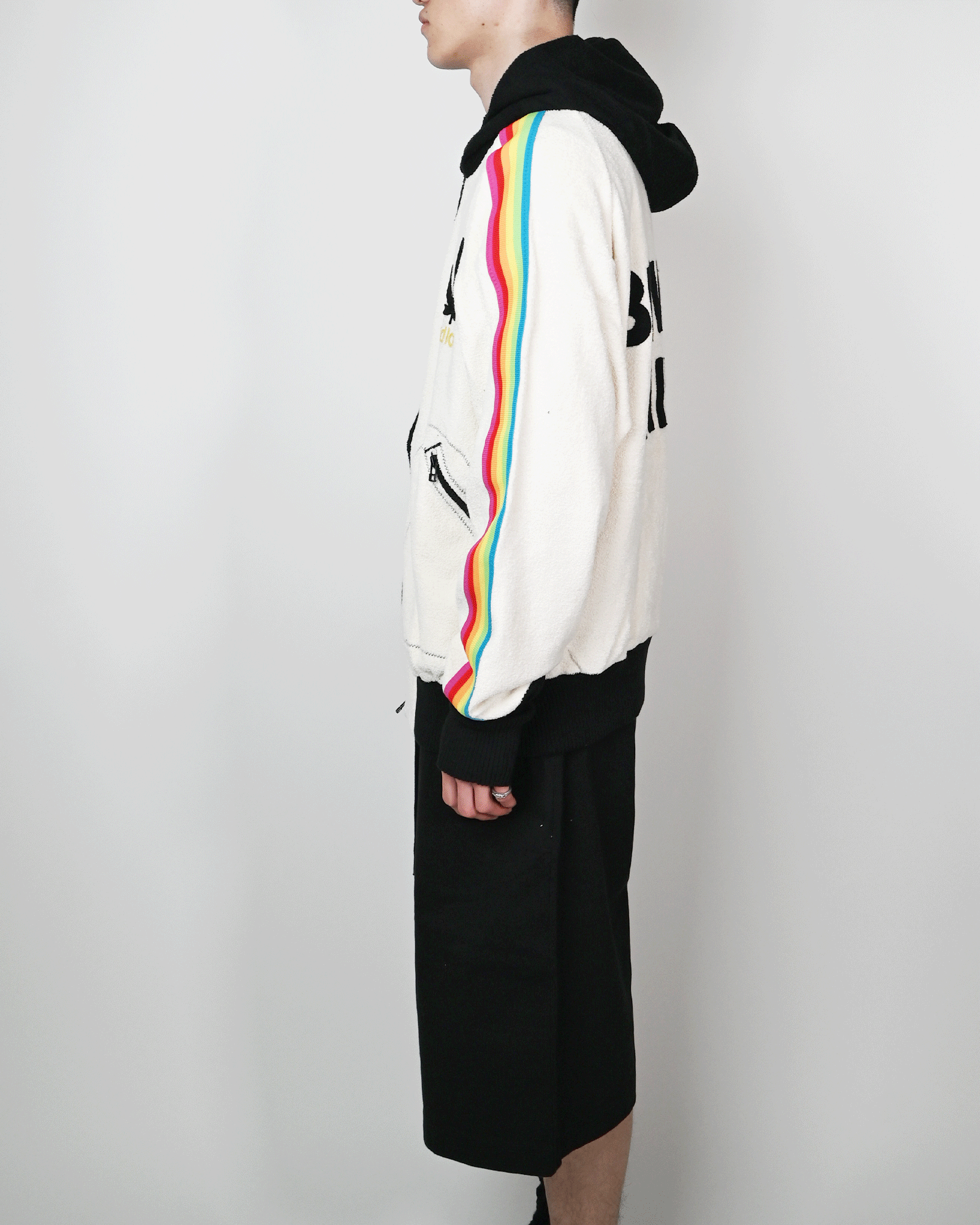 Perfectribs × IMABARI PILC ZIP HOODIE/BEVERLY HILLS (L) / BLACK