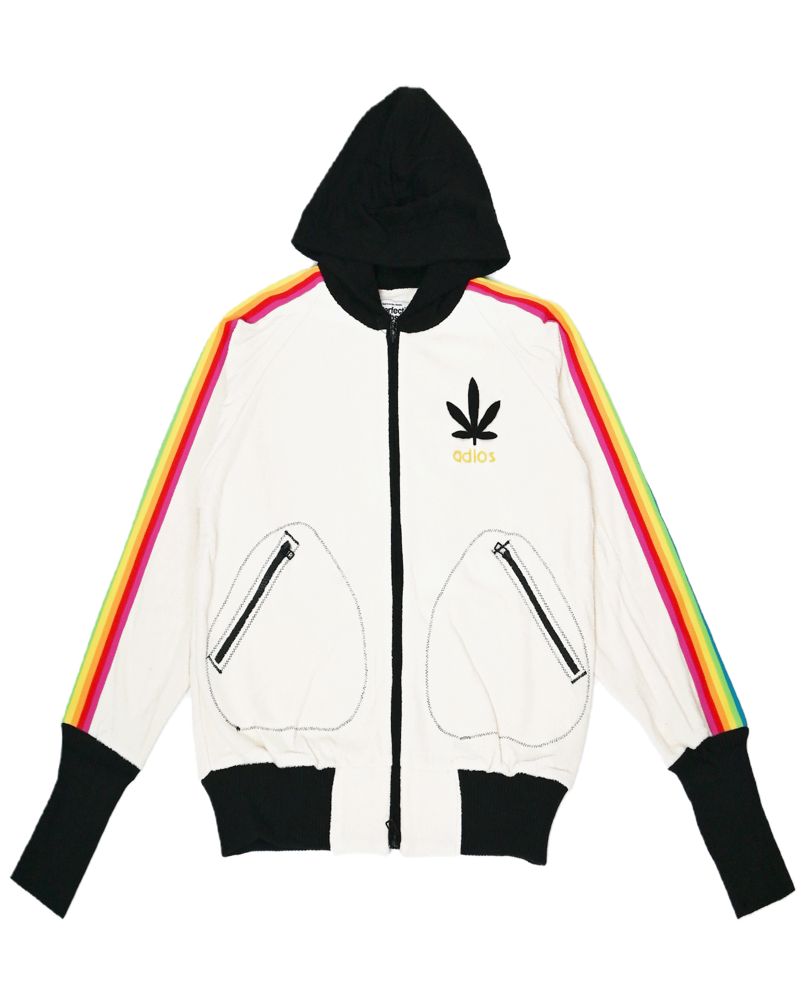 Perfectribs × IMABARI PILC ZIP HOODIE/BEVERLY HILLS (L) / BLACK