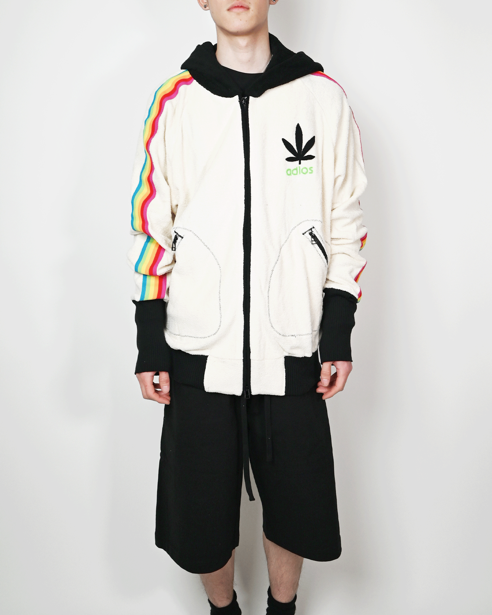 Perfectribs × IMABARI PILC ZIP HOODIE/BEVERLY HILLS (XL) / BLACK