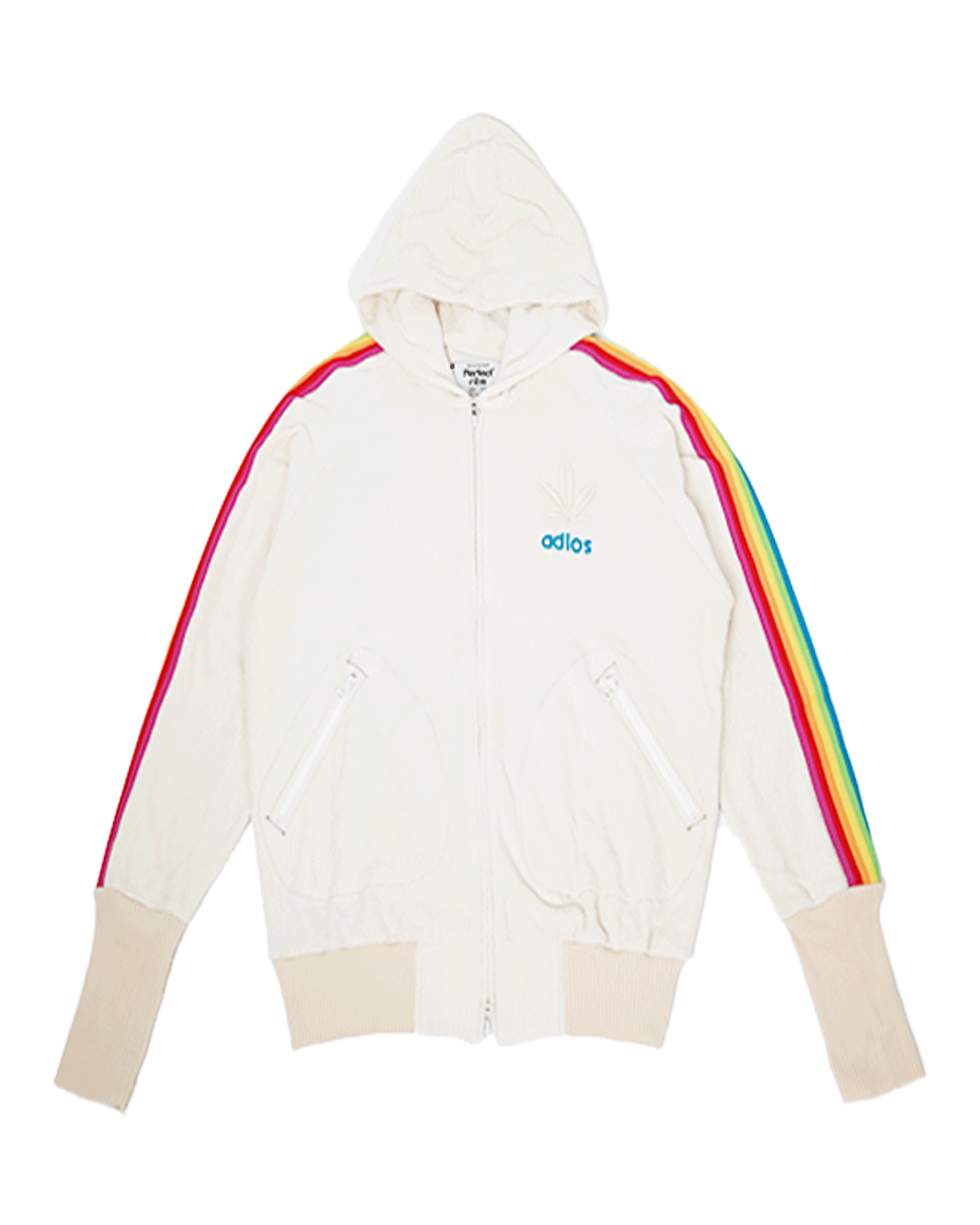 IMABARI PILC ZIP HOODIE/MALIBU FLEX (XL) / WHITE