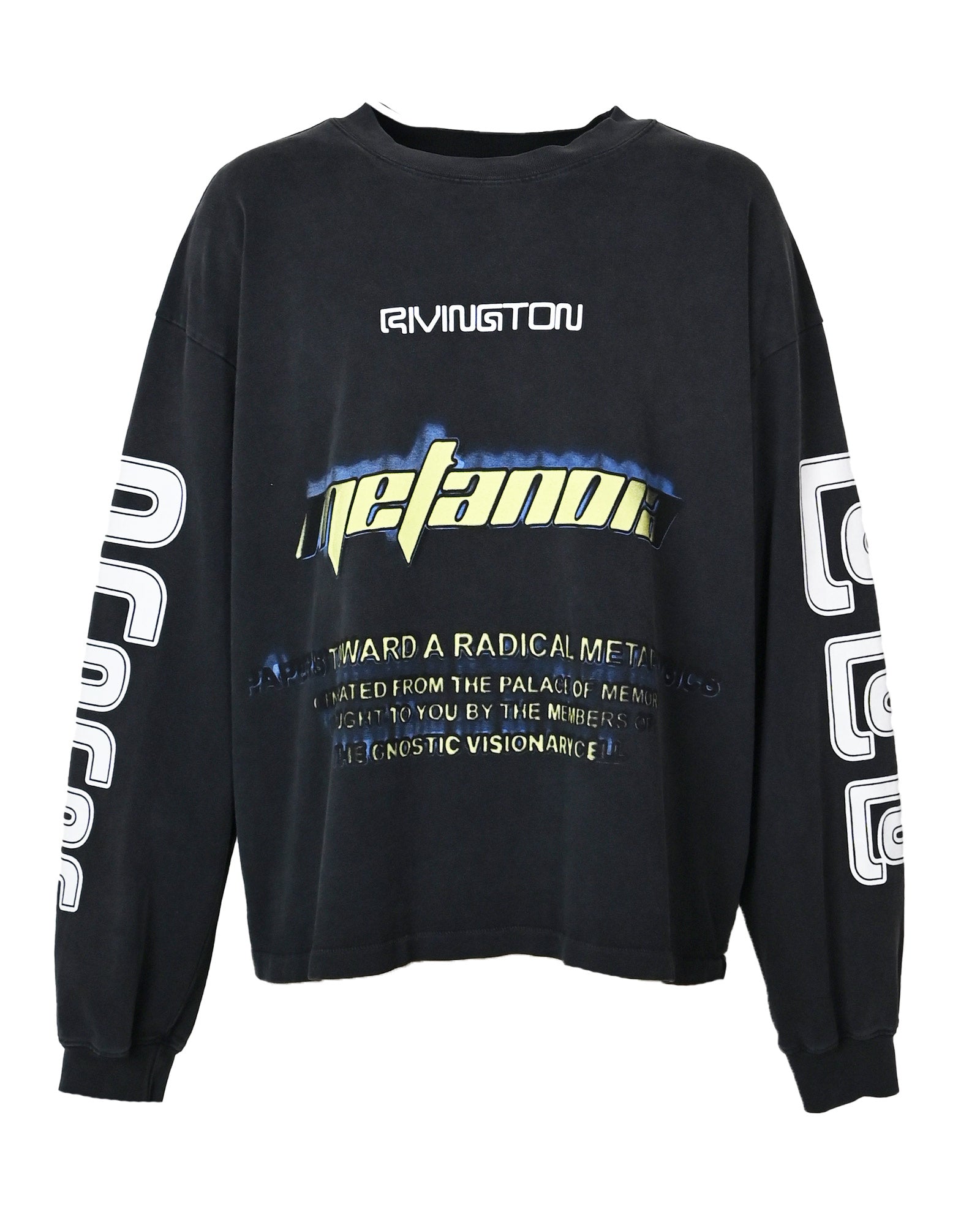 RADICAL PAPER GARDEN LS TEE / FADED BLACK