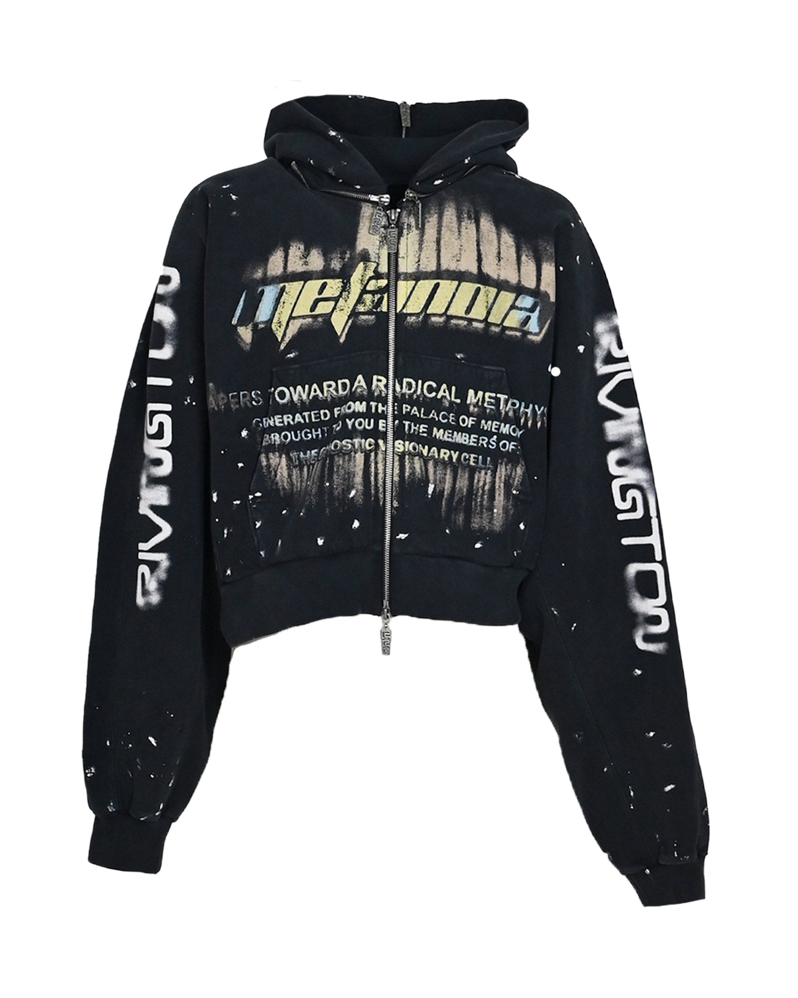 RADICAL PAPER ROSE ZIP HOODIE