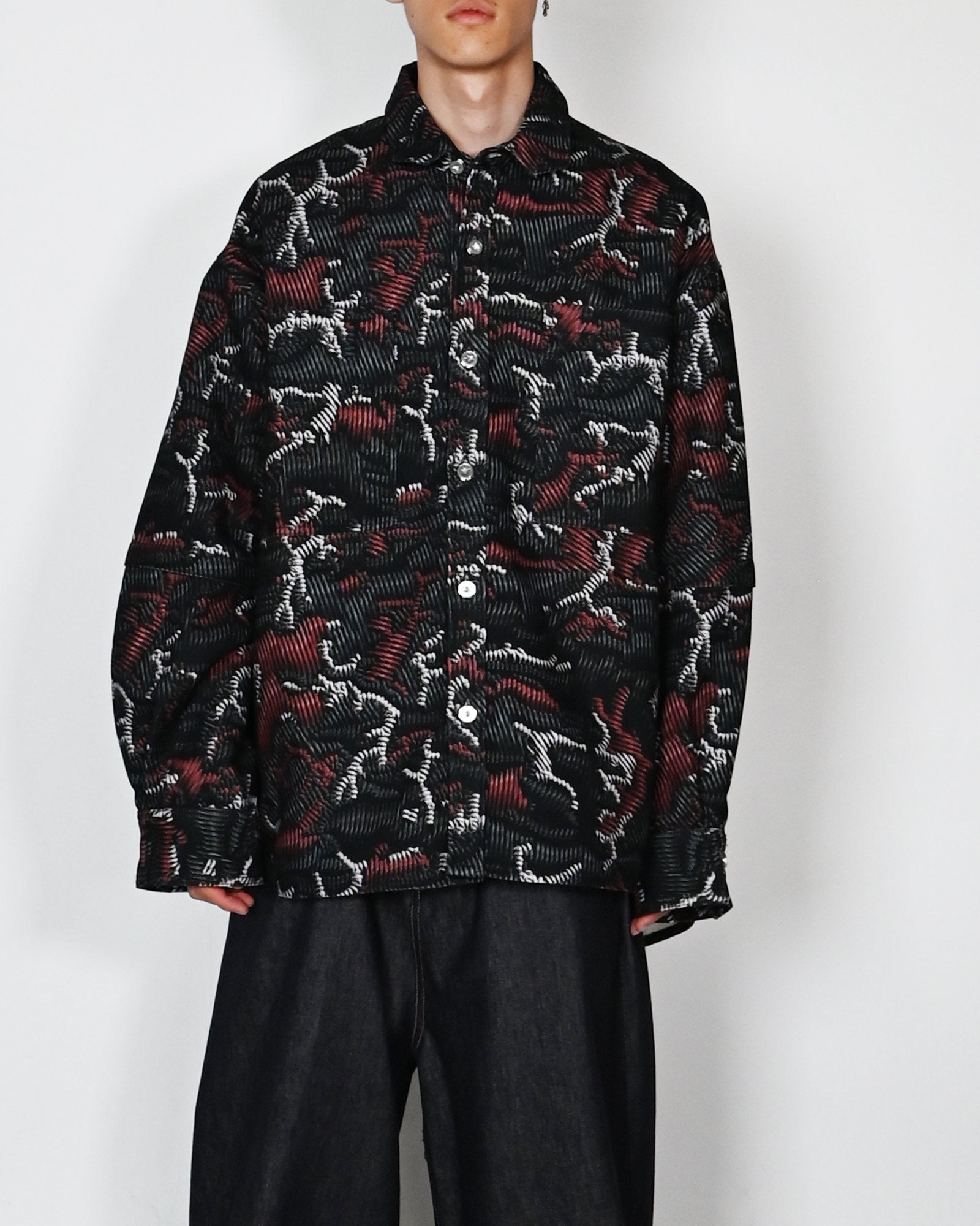 PDF・プロジェクト・ドメニコ・フォルミケッティ - デニムジャケット RAF JACKET / BLACK