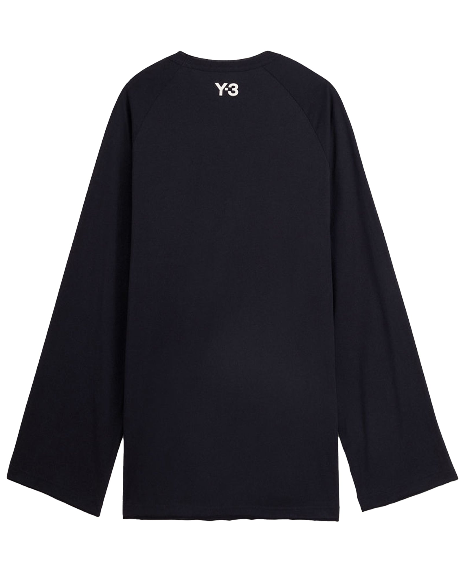 Y-3・ワイスリー - L/S Tシャツ RAW EDGE 3 STRIPES LONG SLEEVE TEE / BLACK