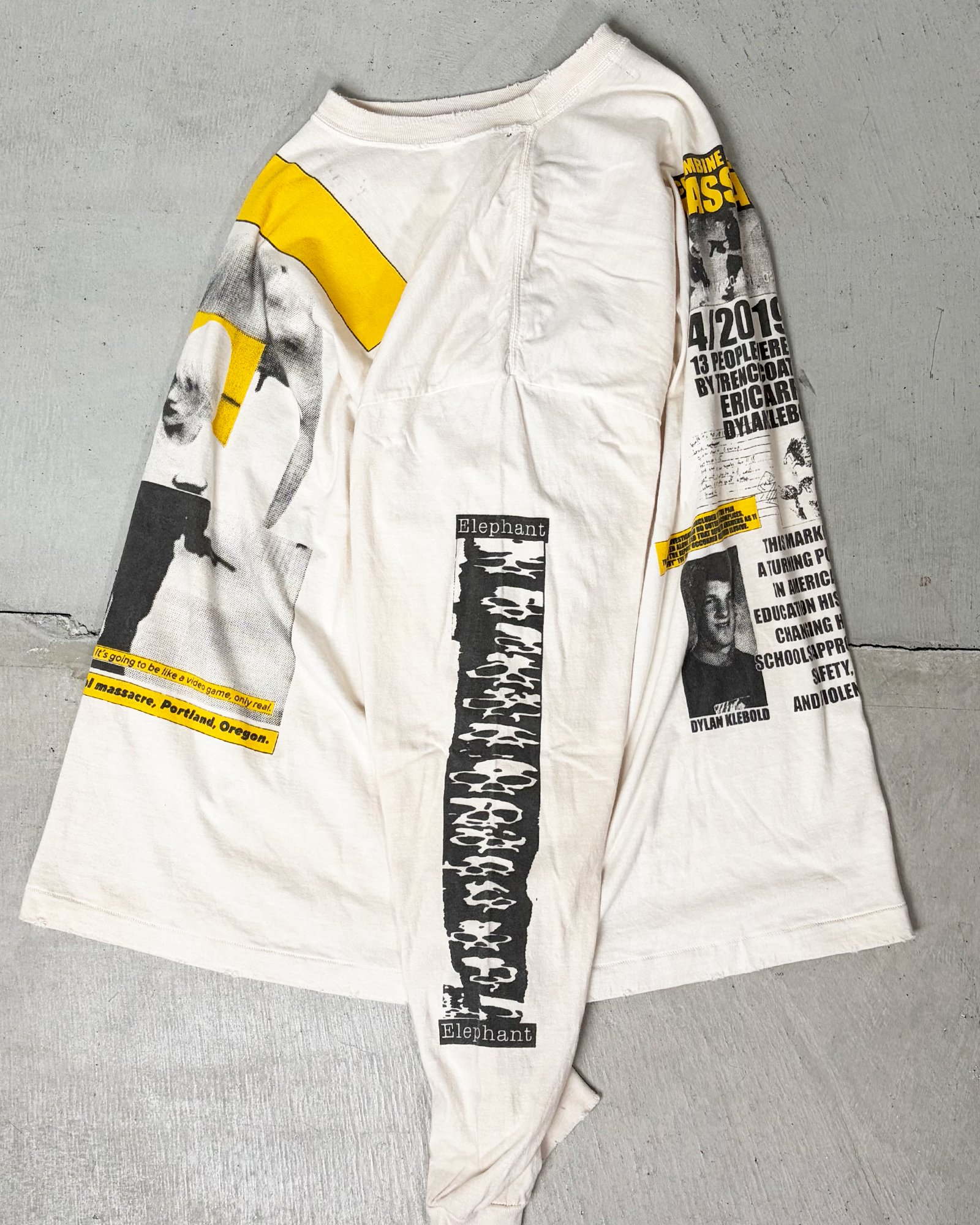 Rebelle de luxe・ルベルドゥリュクス - L/S Tシャツ RDL / L/S ELEPHANT TEE / OFF WHITE