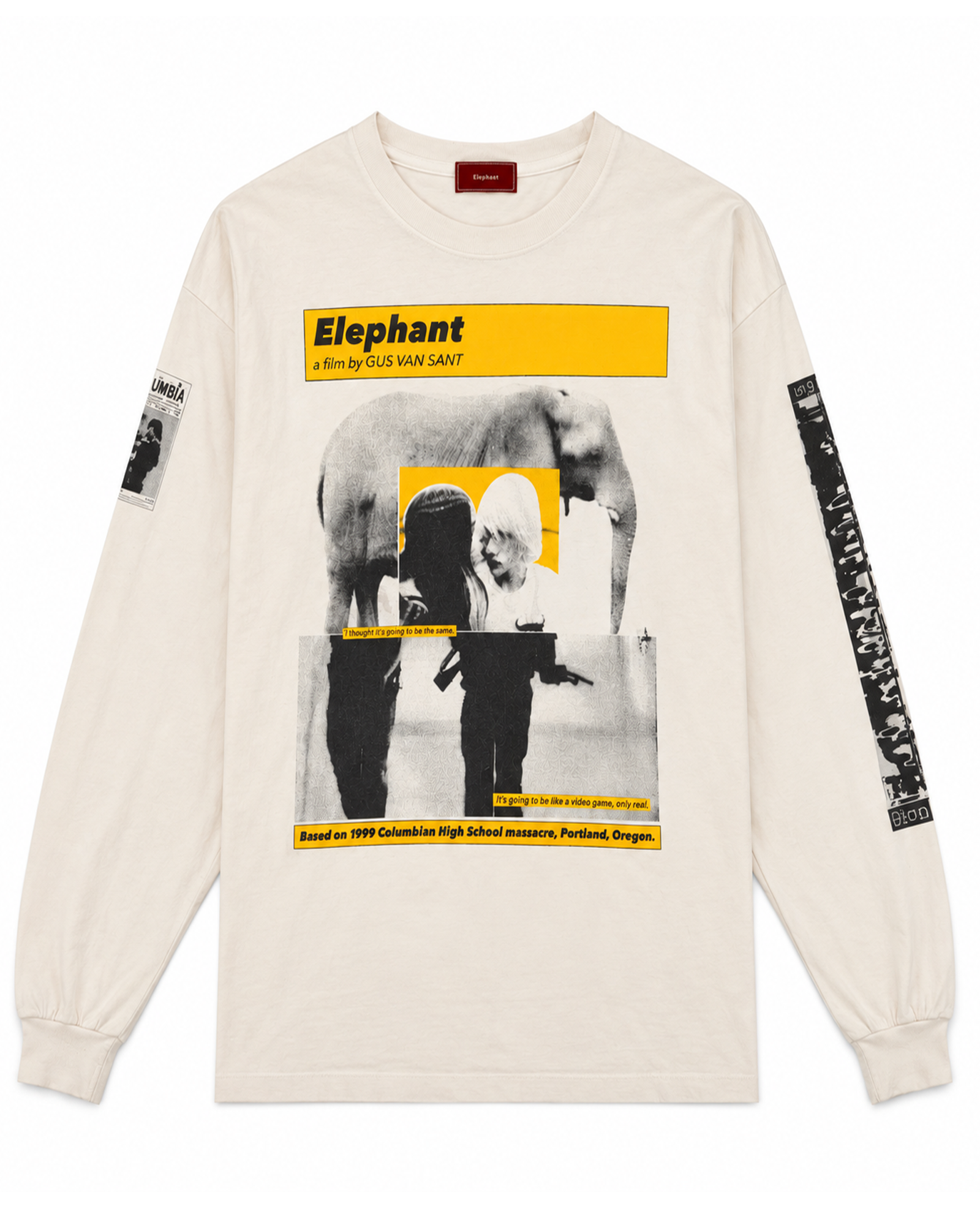 RDL / L/S ELEPHANT TEE / OFF WHITE