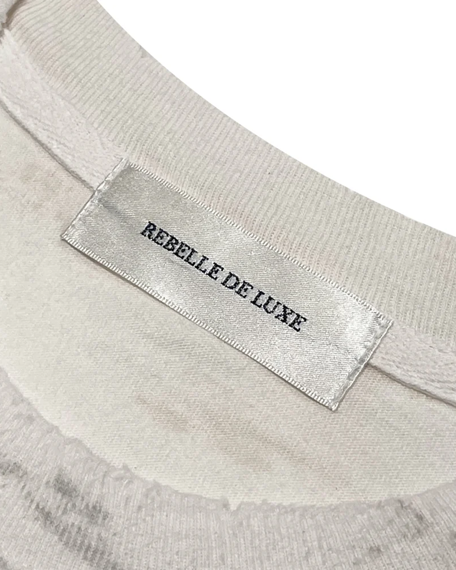 Rebelle de luxe・ルベルドゥリュクス - トップス "RDL S/S LIVE QUIET TEE"  / OFF WHITE