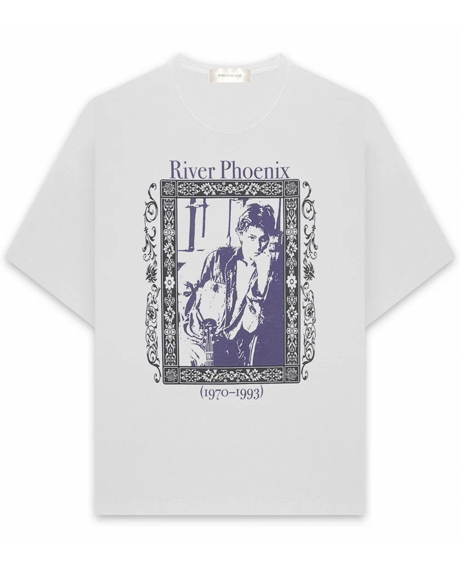 Rebelle de luxe・ルベルドゥリュクス - Tシャツ・カットソー RDL S/S RIVER PHOENIX TEE / OFF WHITE