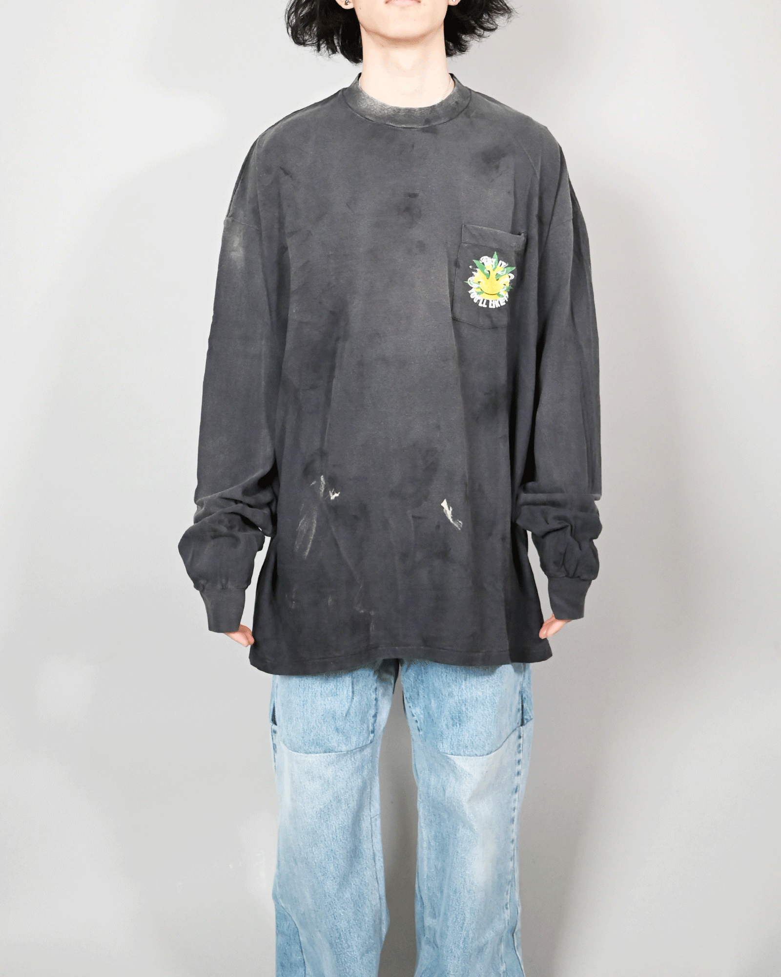 READYMADE (レディメイド) LS T-SHIRT SNAKE / BLACK | Detail READYMADE (レディメイド) LS T-SHIRT SNAKE / BLACK | Detail