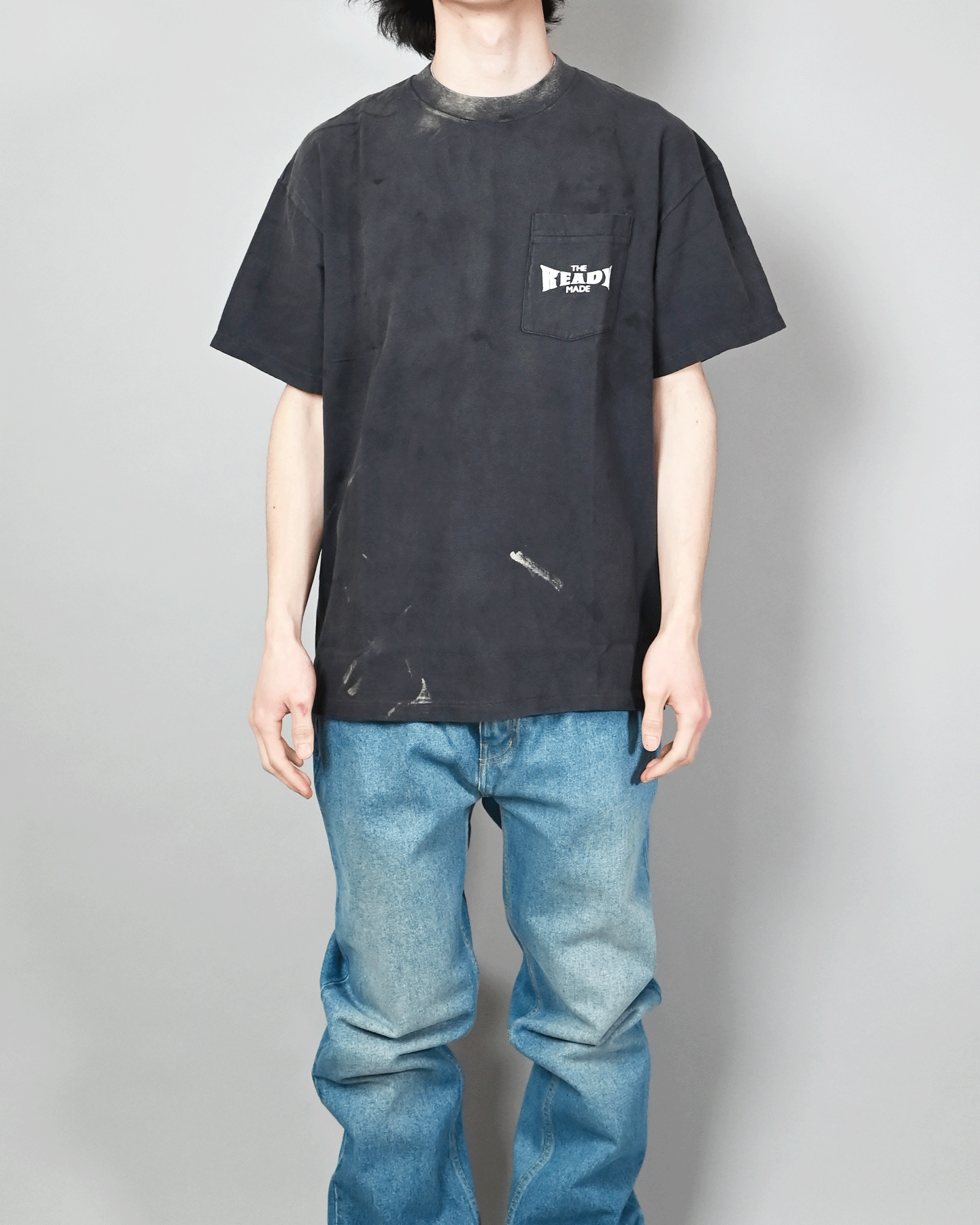 READYMADE (レディメイド) SS T-SHIRT POCKET / BLACK | Detail READYMADE (レディメイド) SS T-SHIRT POCKET / BLACK | Detail