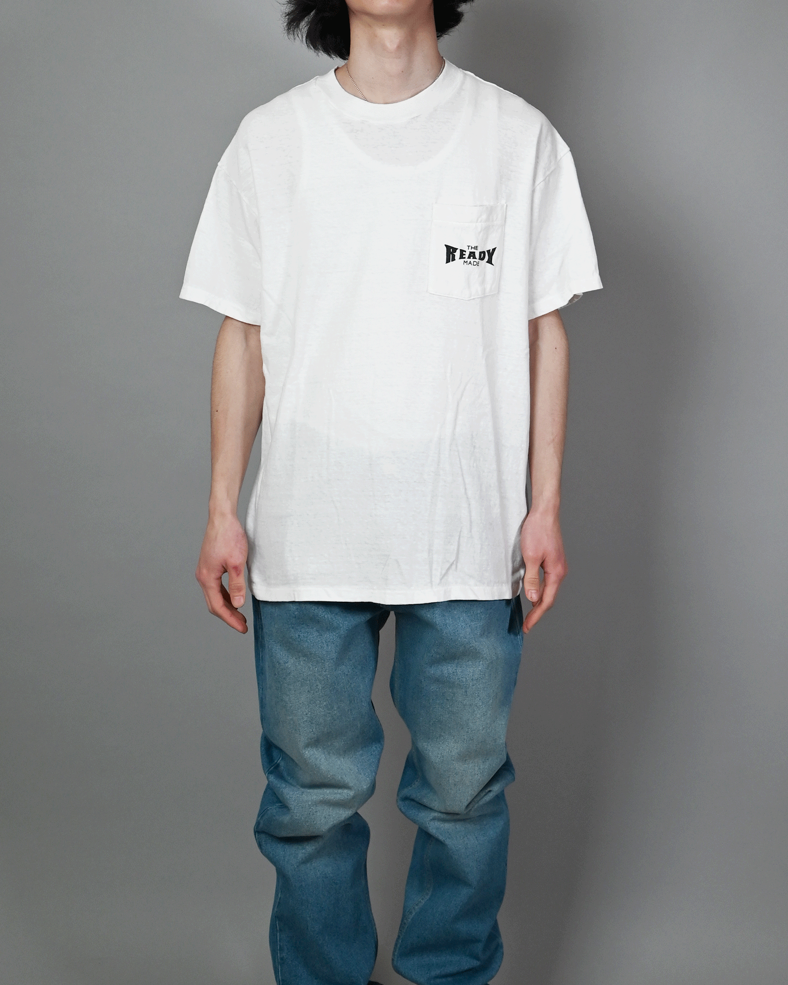 READYMADE (レディメイド) SS T-SHIRT POCKET / WHITE | Detail READYMADE (レディメイド) SS T-SHIRT POCKET / WHITE | Detail