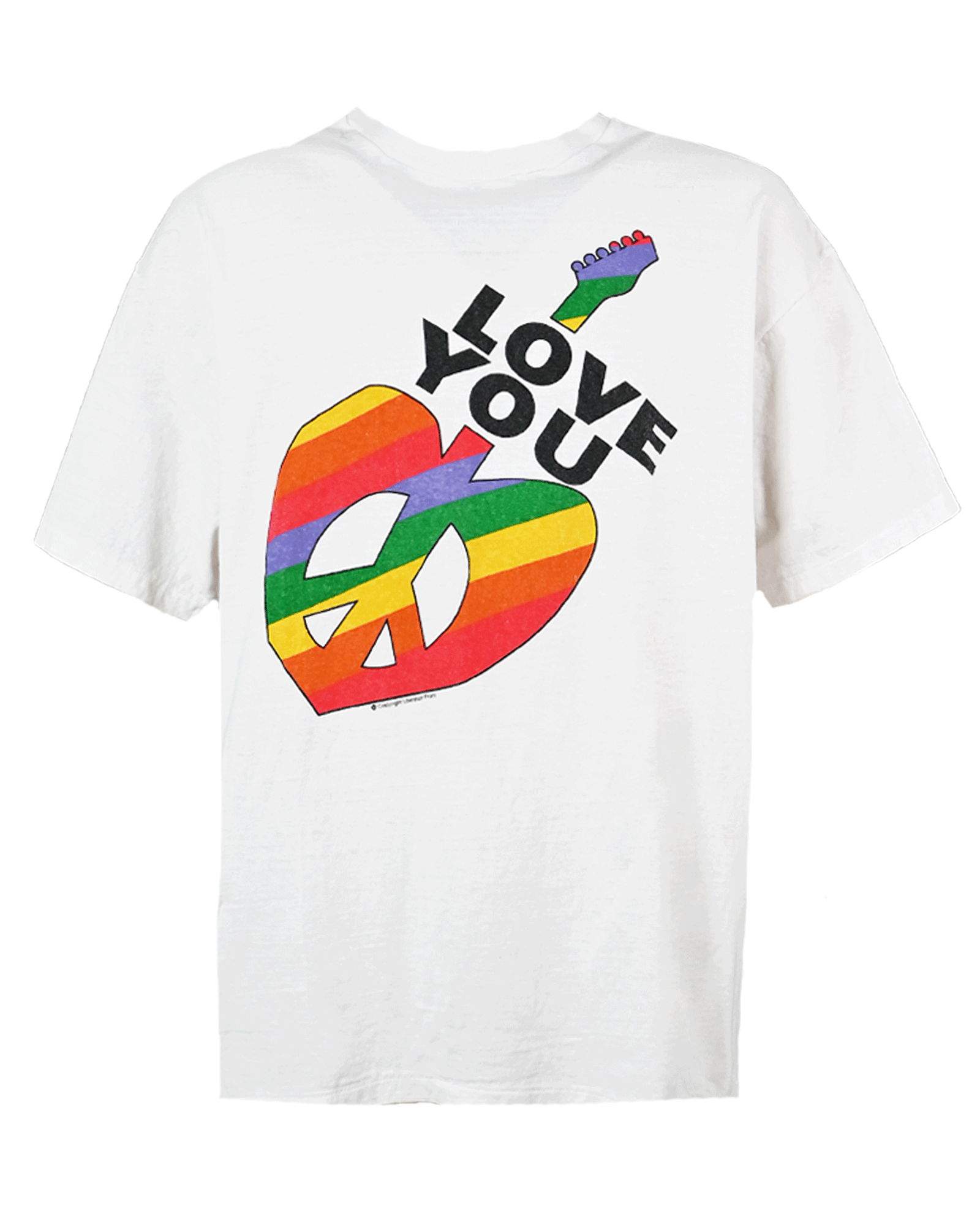 SS T - SHIRT PEACE / WHITE