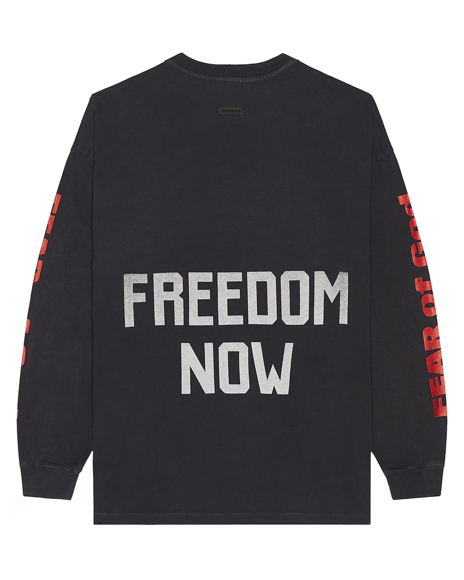 FEAR OF GOD・フィア オブ ゴット - L/S Tシャツ REAXED LS "FREEDOM" TEE / BLACK