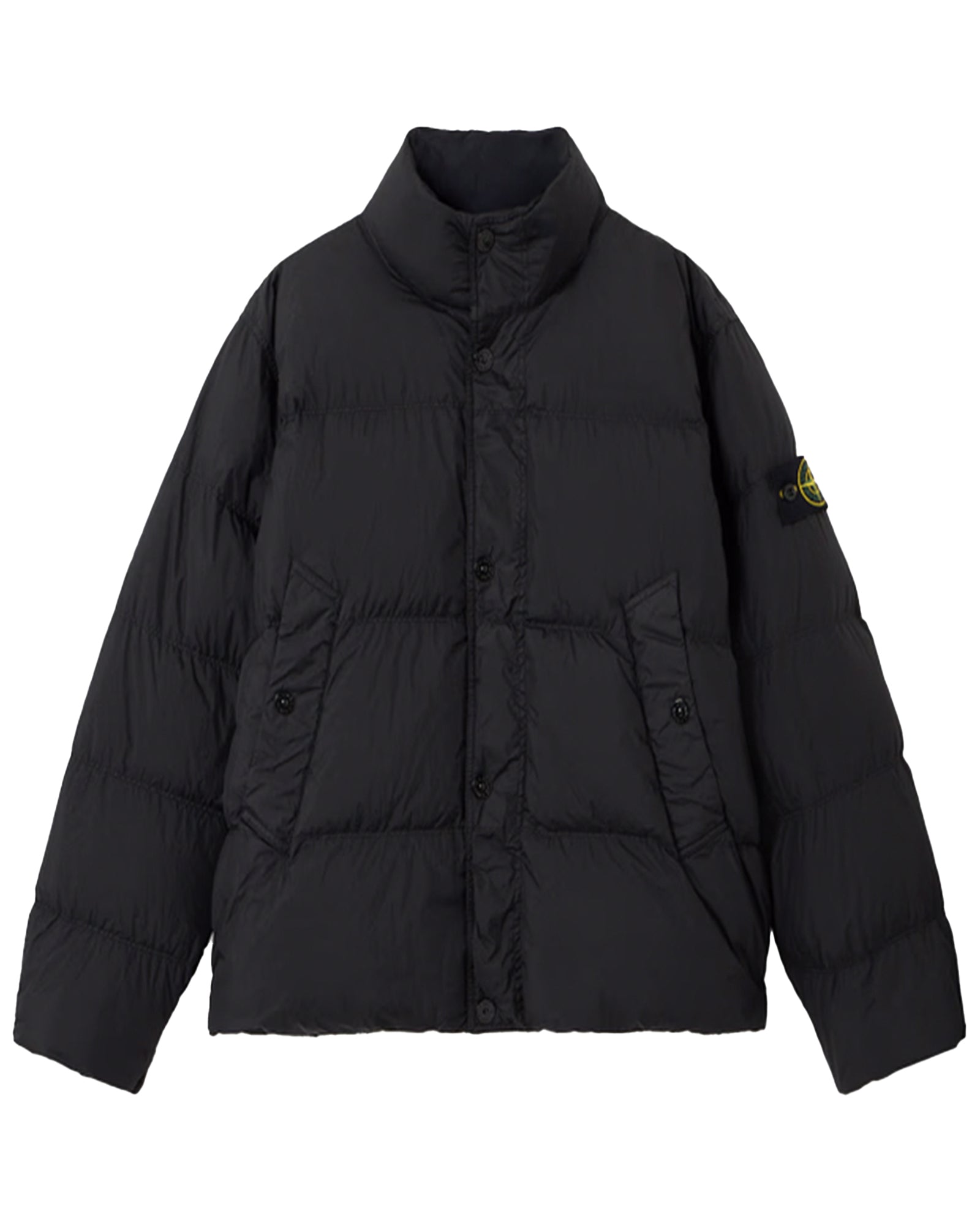 RECYCLED NYLON BOMBER / BLACK