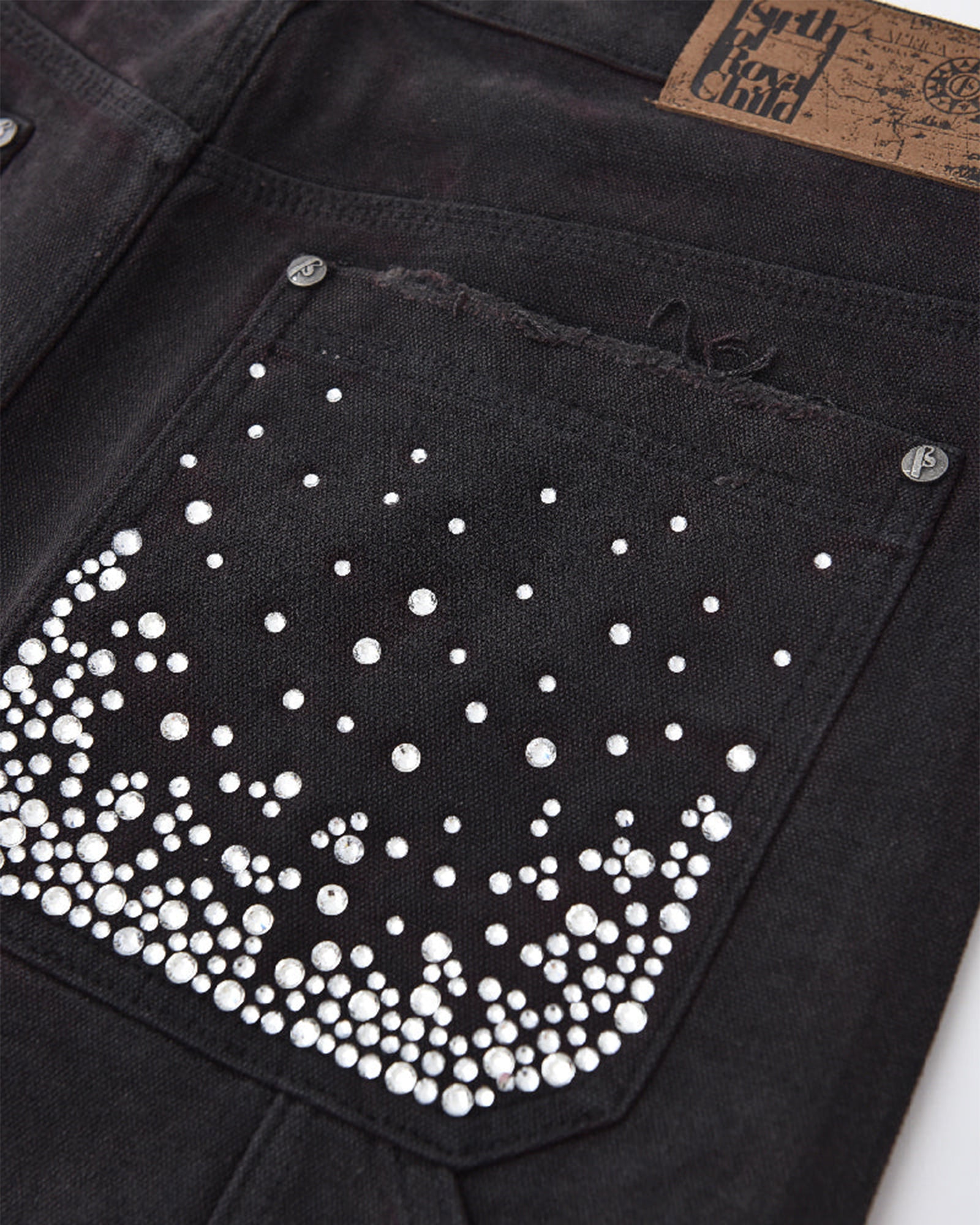 BIRTH OF ROYAL CHILD・バース・オブ・ロイヤル・チャイルド -  REDIAL 20K DIAMOND JORTS / WASHED BLACK