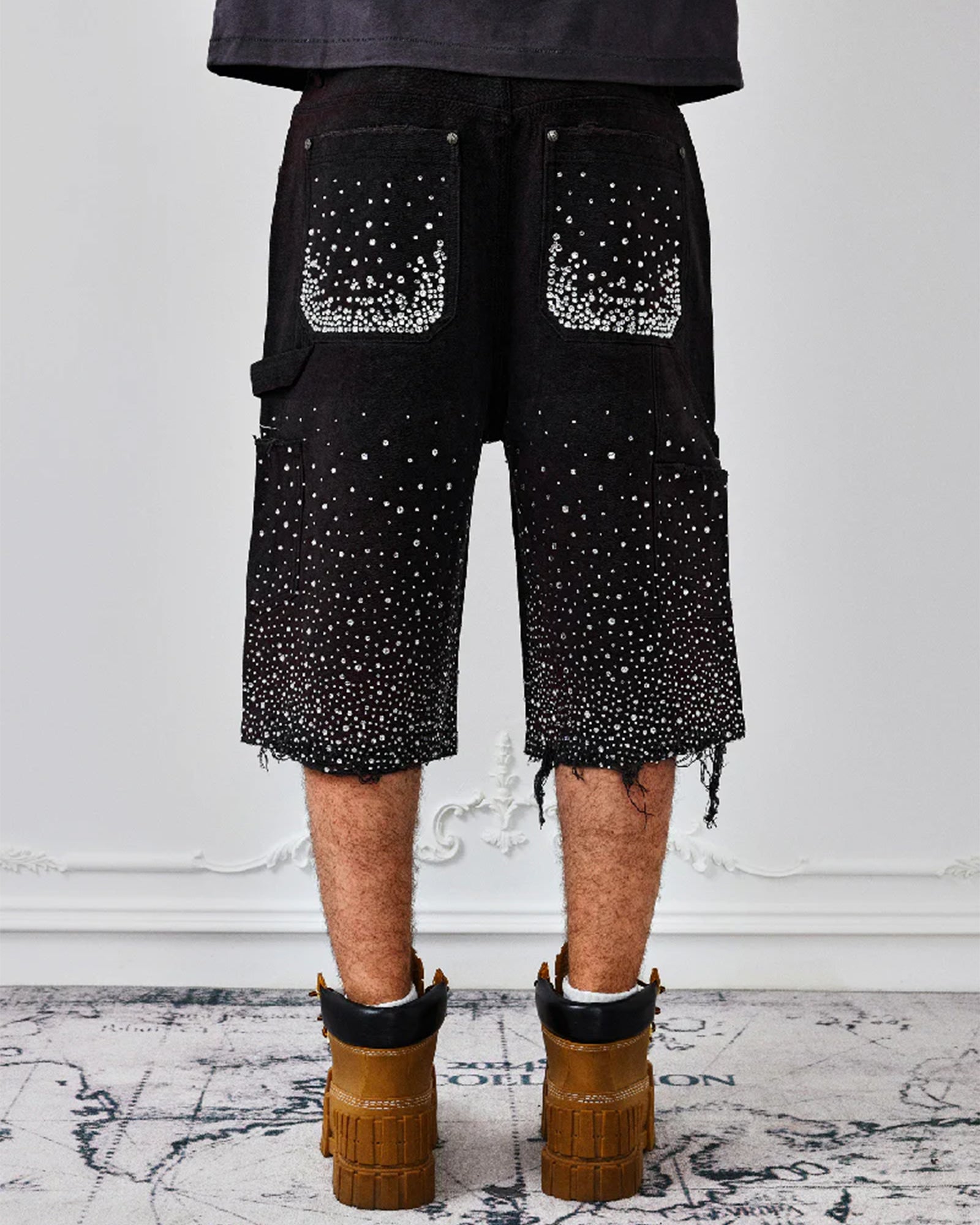 BIRTH OF ROYAL CHILD・バース・オブ・ロイヤル・チャイルド -  REDIAL 20K DIAMOND JORTS / WASHED BLACK