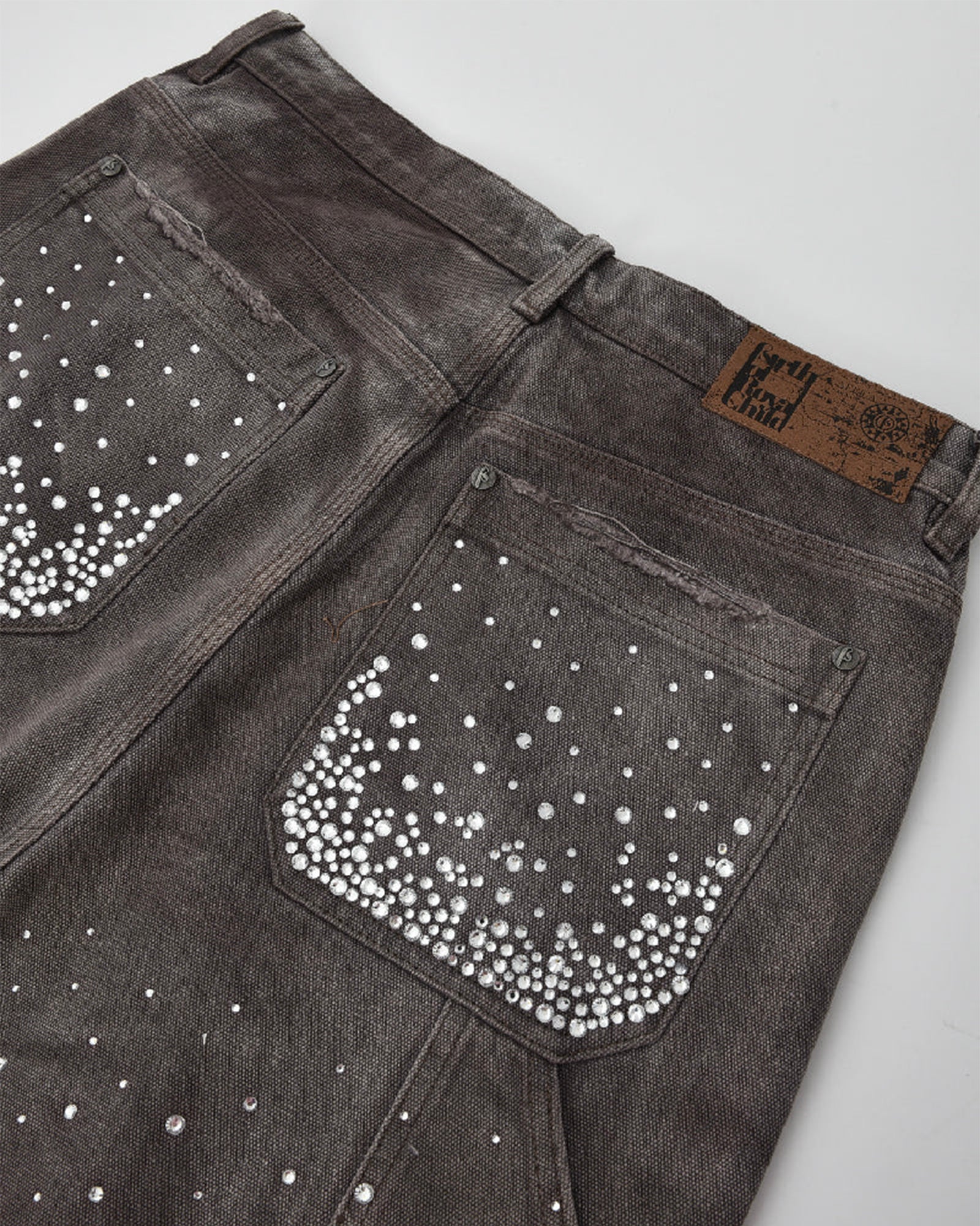BIRTH OF ROYAL CHILD・バース・オブ・ロイヤル・チャイルド - デニムパンツ REDIAL 20K DIAMOND JORTS / WASHED BROWN