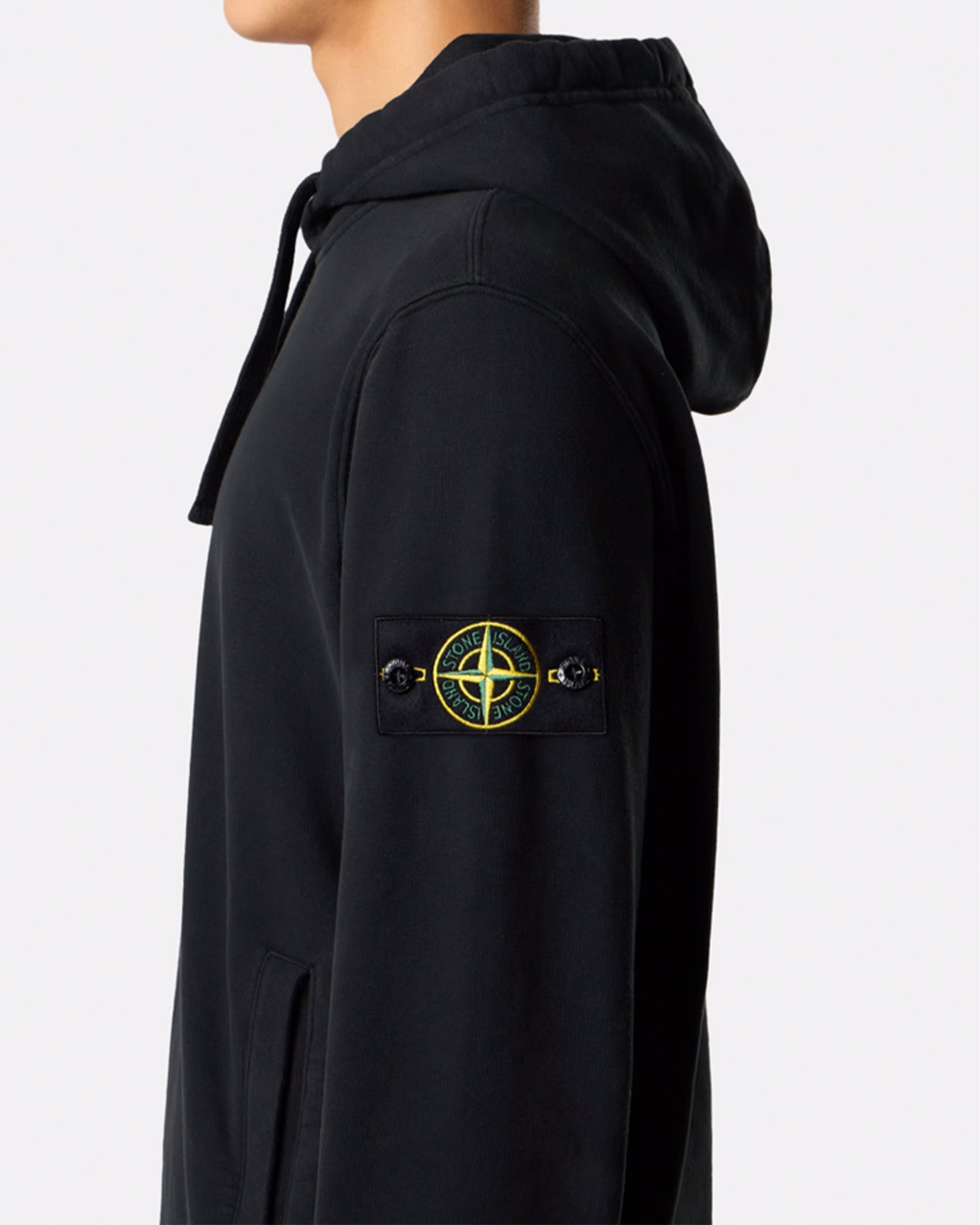 STONE ISLAND・ストーンアイランド - パーカー・フーディ HOODIE  SWEATER / BLACK