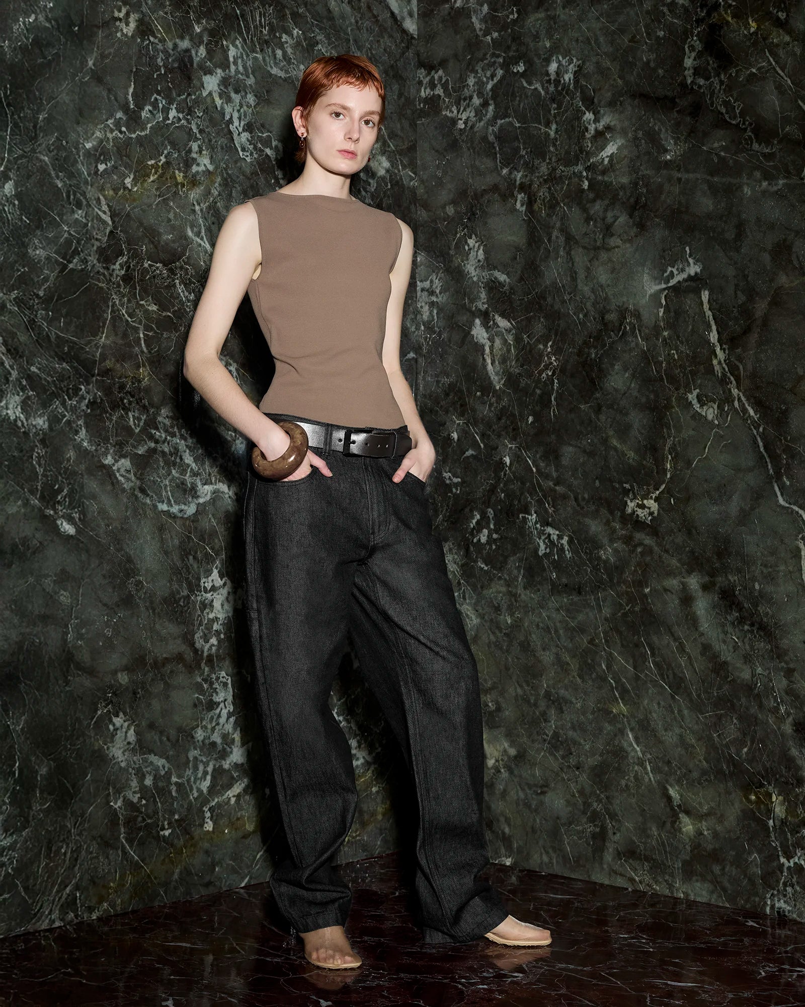 Entire studios・entire studio -  REGULAR JEAN RAW / BLACK