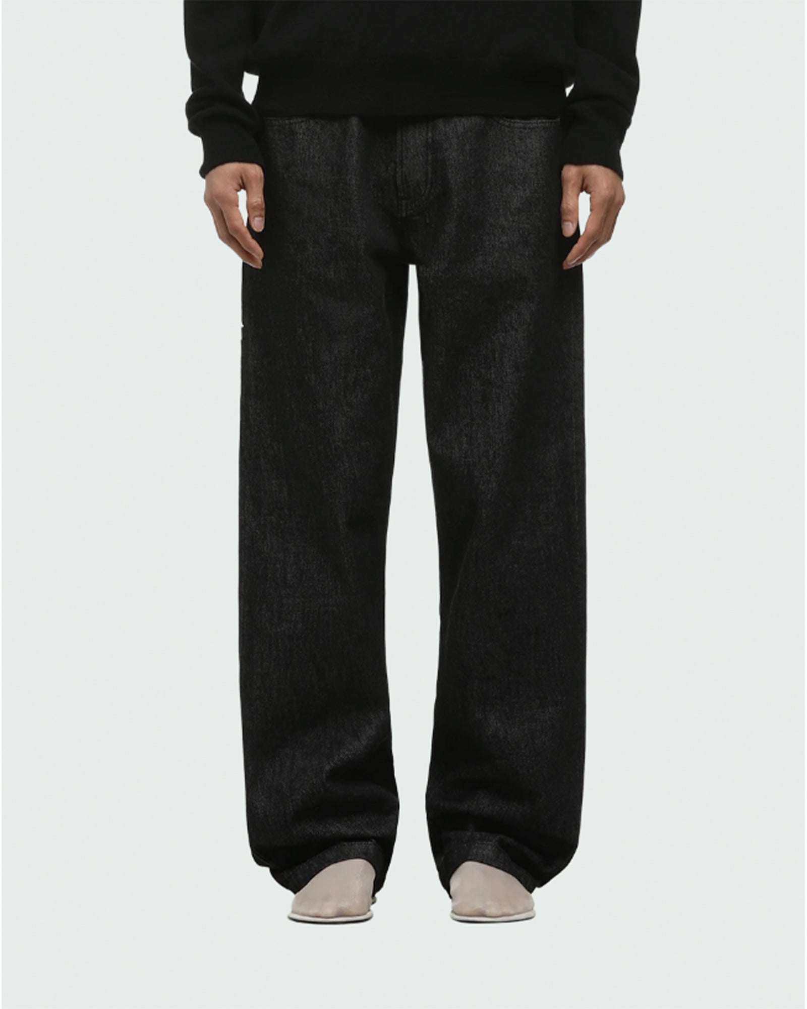 Entire studios・entire studio -  REGULAR JEAN RAW / BLACK